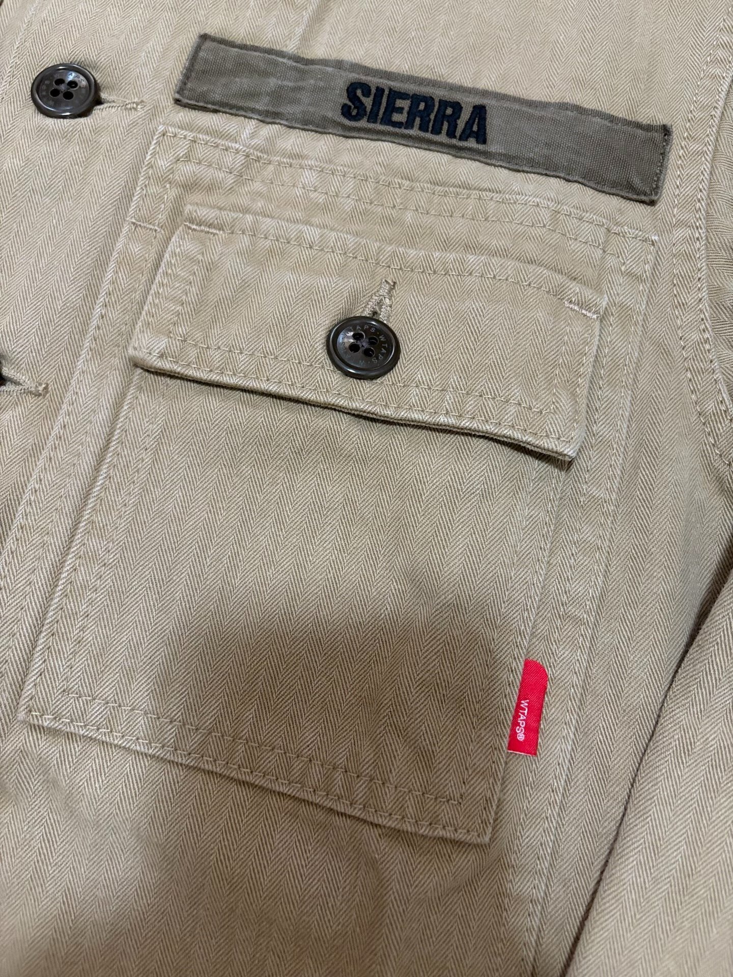 WTAPS HBT LS 16AW Shirt Jacket — back