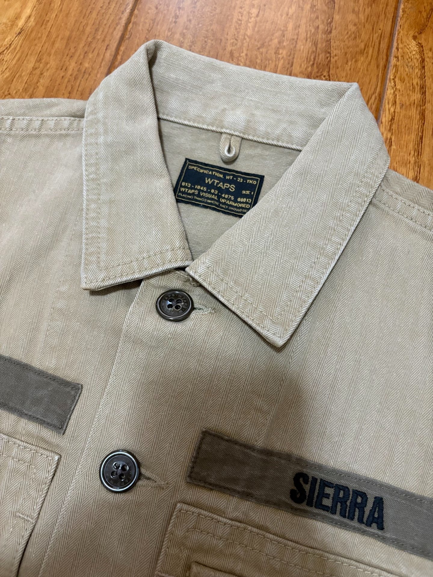 WTAPS HBT LS 16AW Shirt Jacket — label