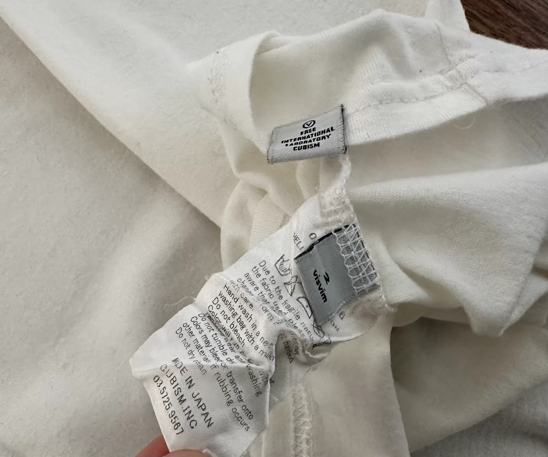 VISVIM INYAN CREW S/S TEE — back