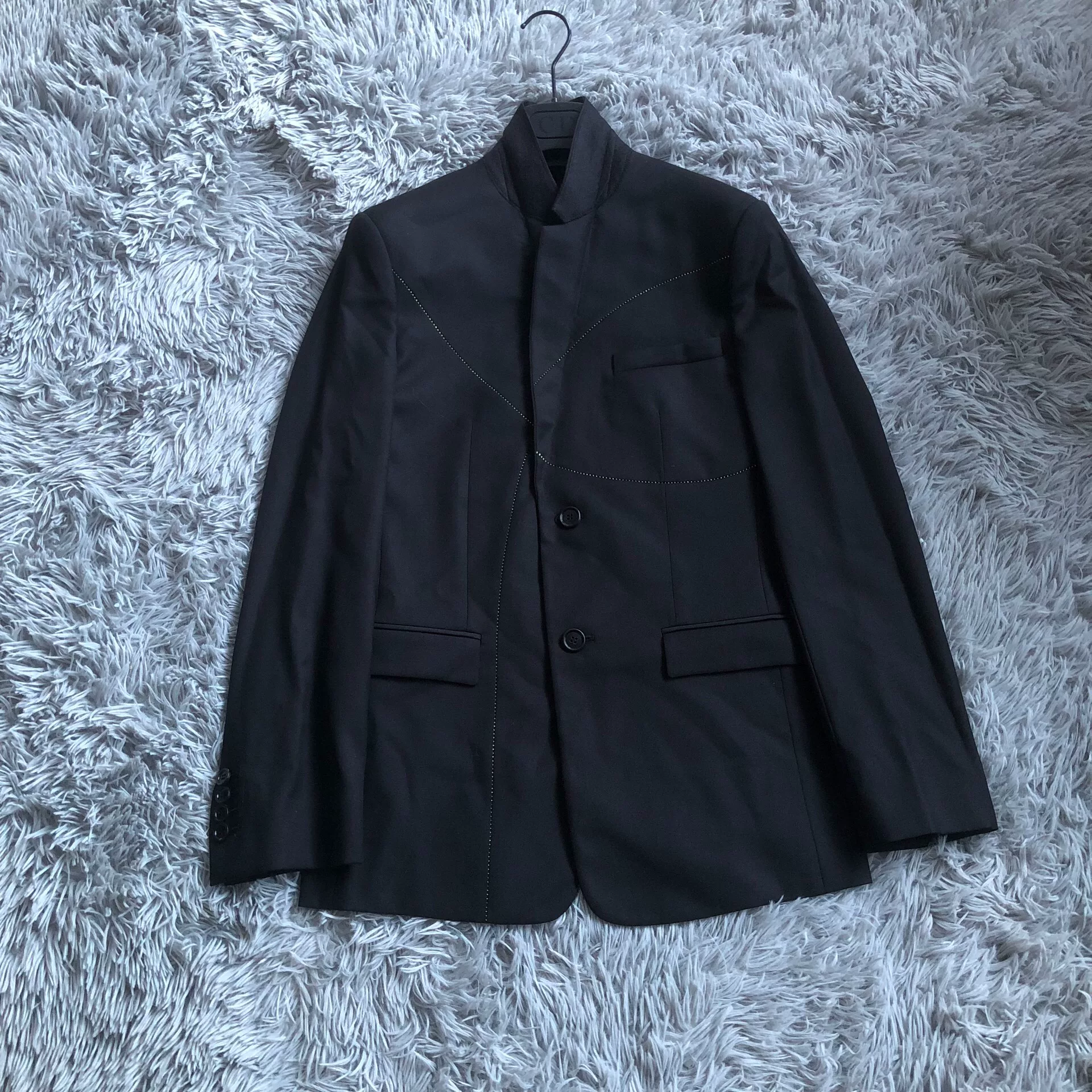 Dior Homme 15ss Stitch Wool Blazer — detail