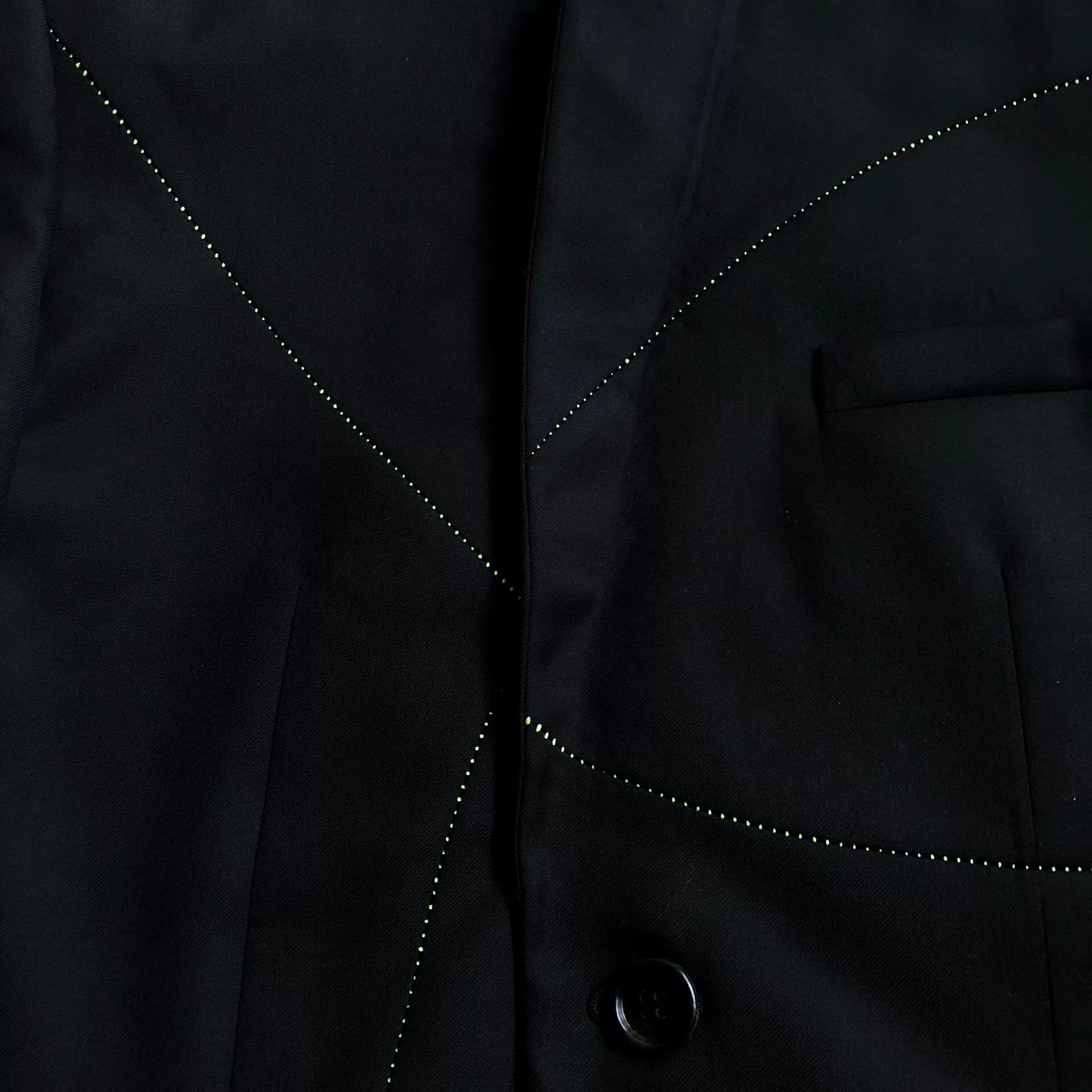 Dior Homme 15ss Stitch Wool Blazer — label