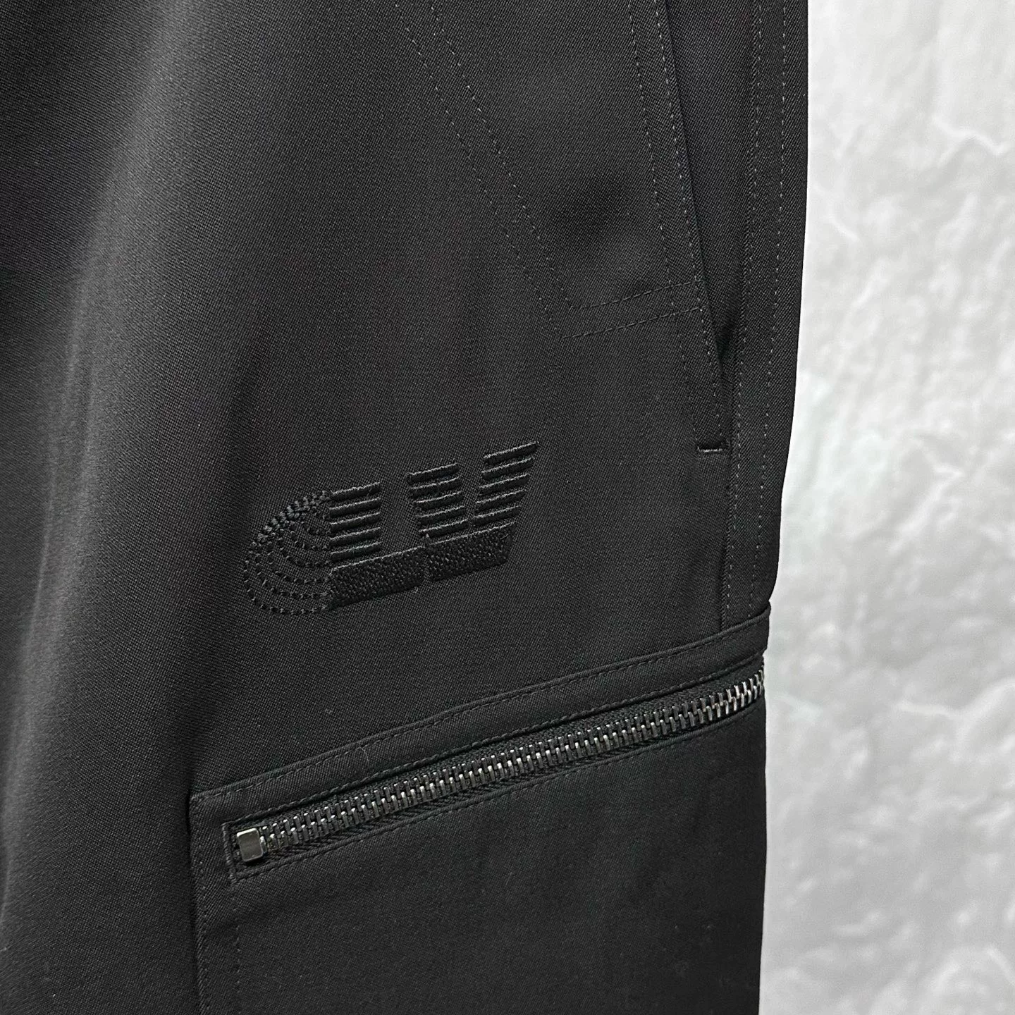 Louis Vuitton SS25 Logo Wool Pants — detail
