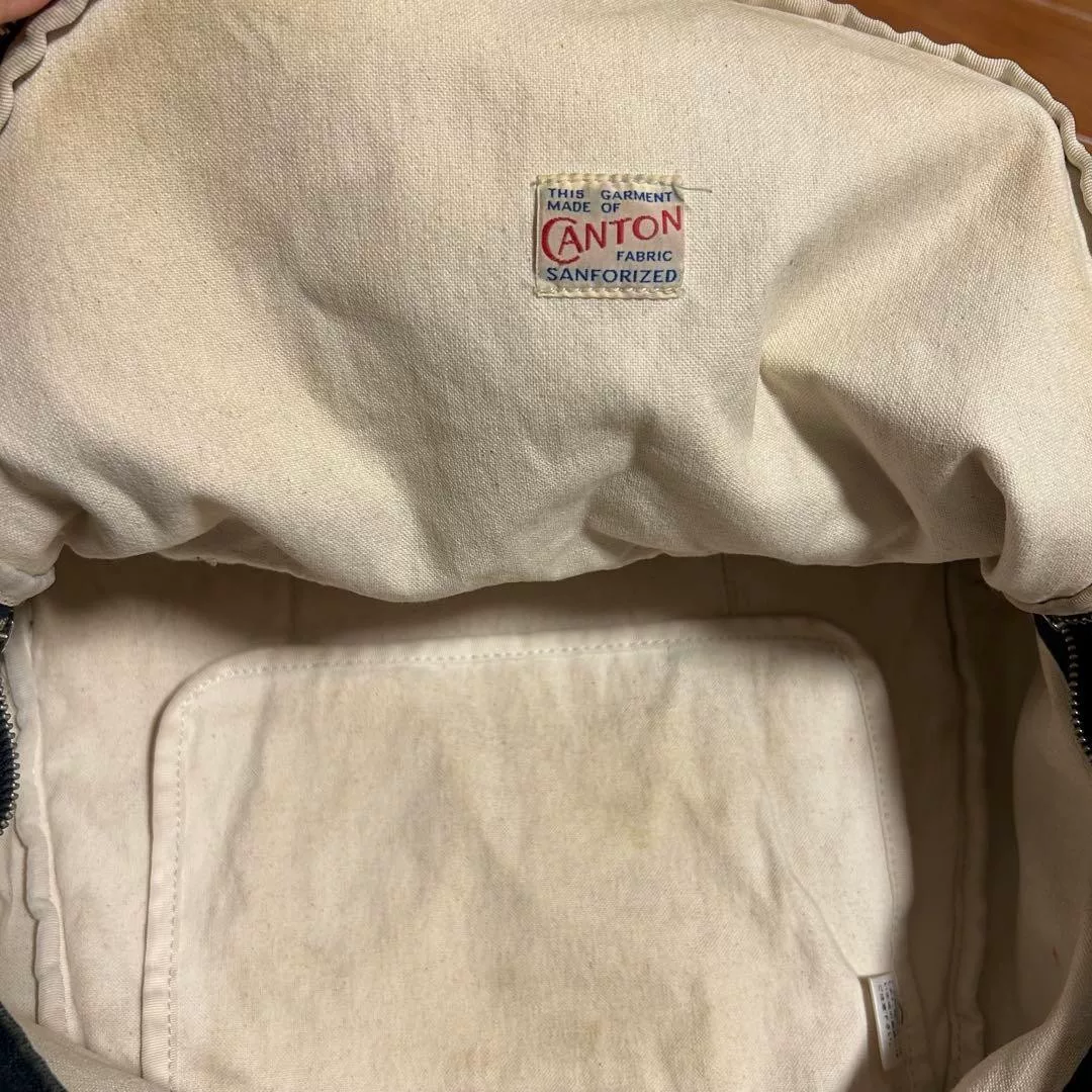 Porter Dark Blue Denim Backpack 16L — back