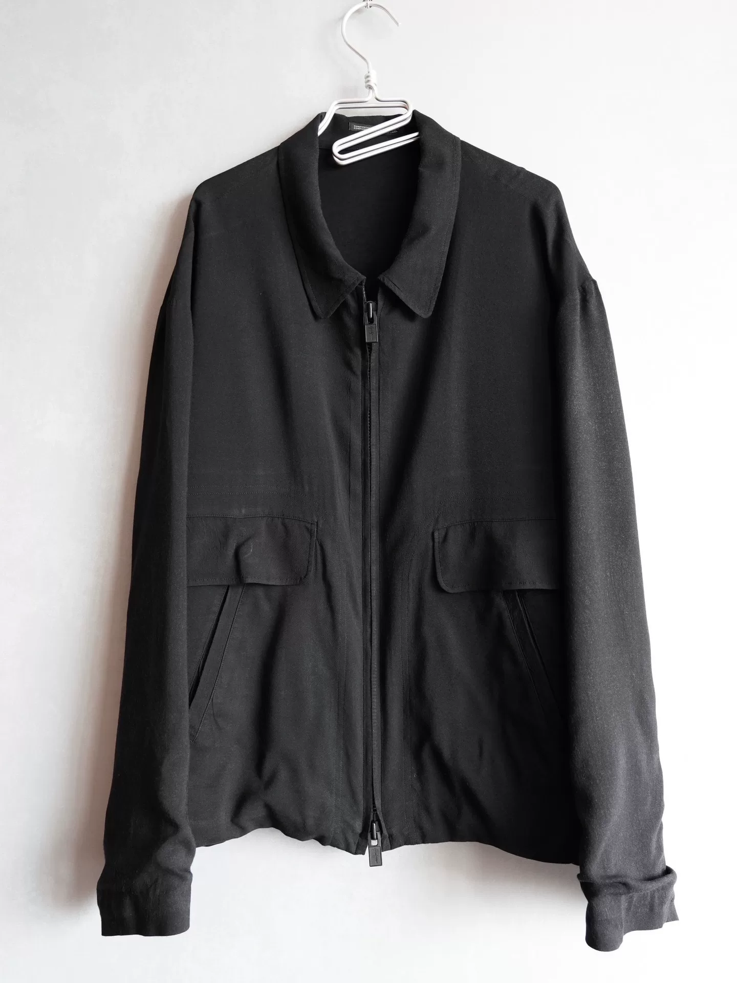 Yohji Yamamoto 22SS Zipper Jacket — label