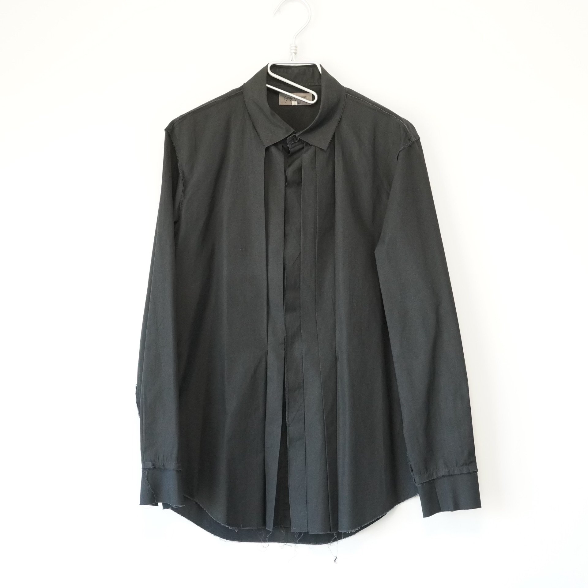 Yohji Yamamoto 11AW Multiple Placket Black Shirt