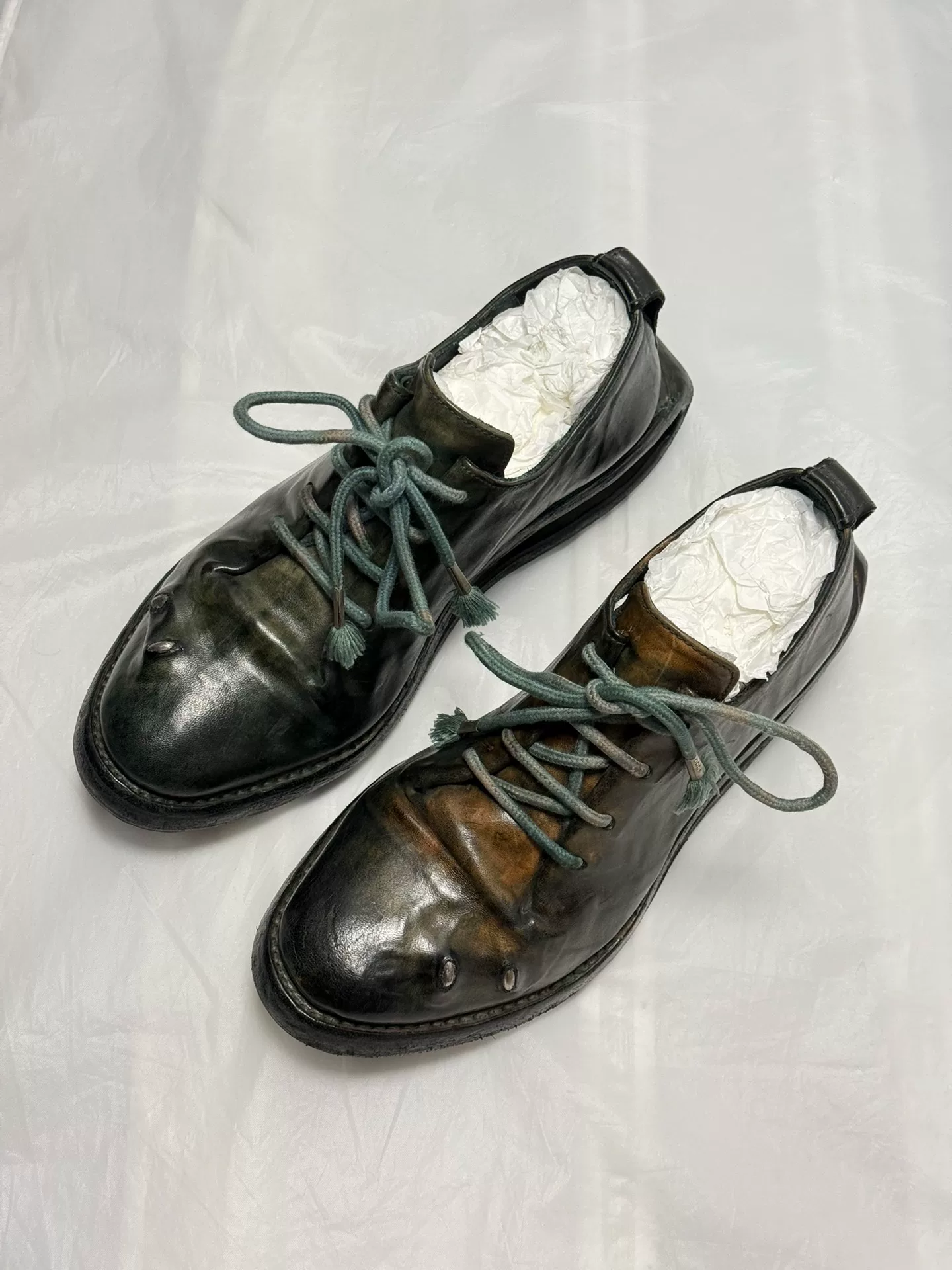 Carol Christian Poell AM 2692P Green Shoes — front