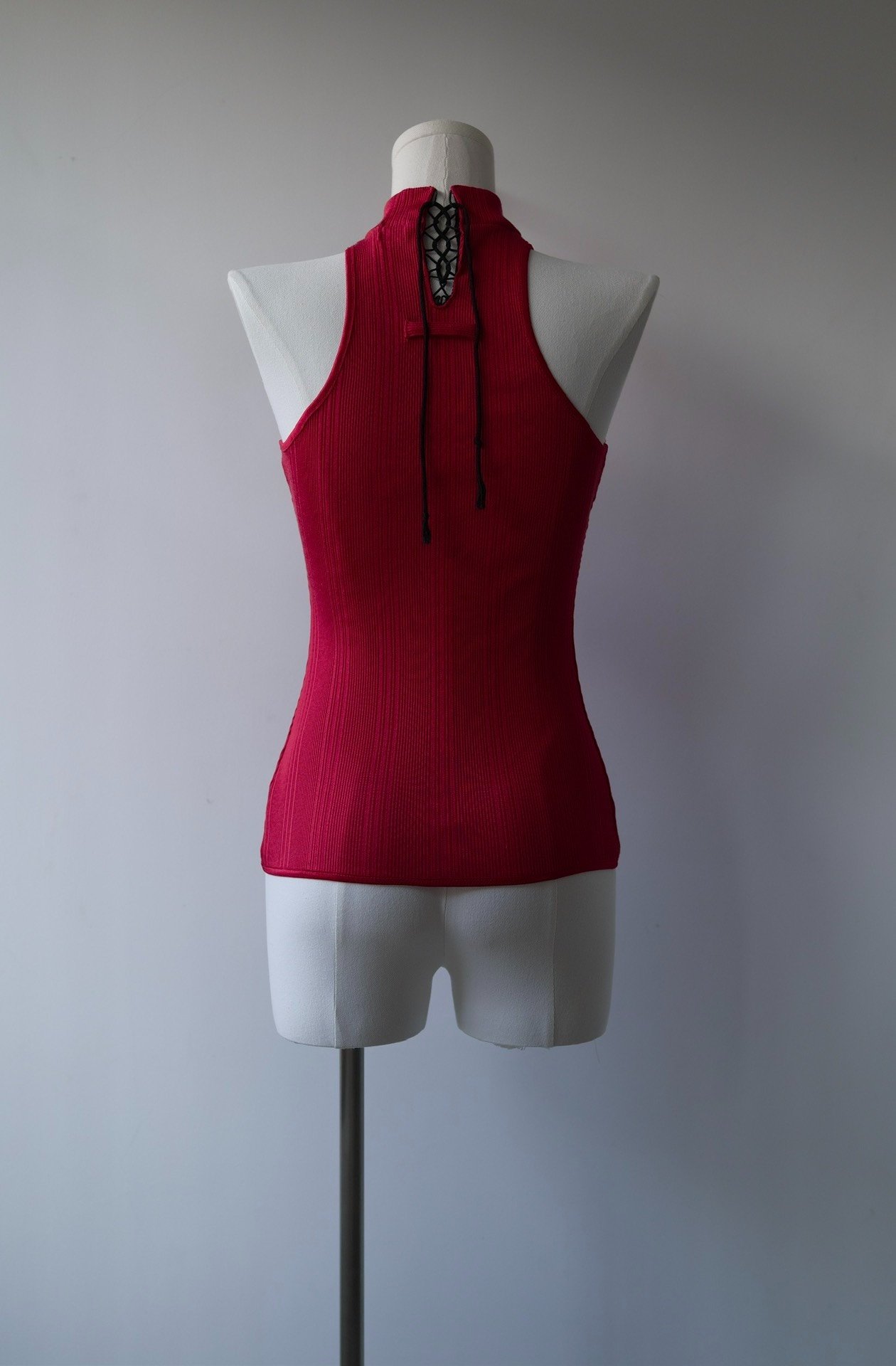 Jean Paul Gaultier Strappy Sleeveless Top — label