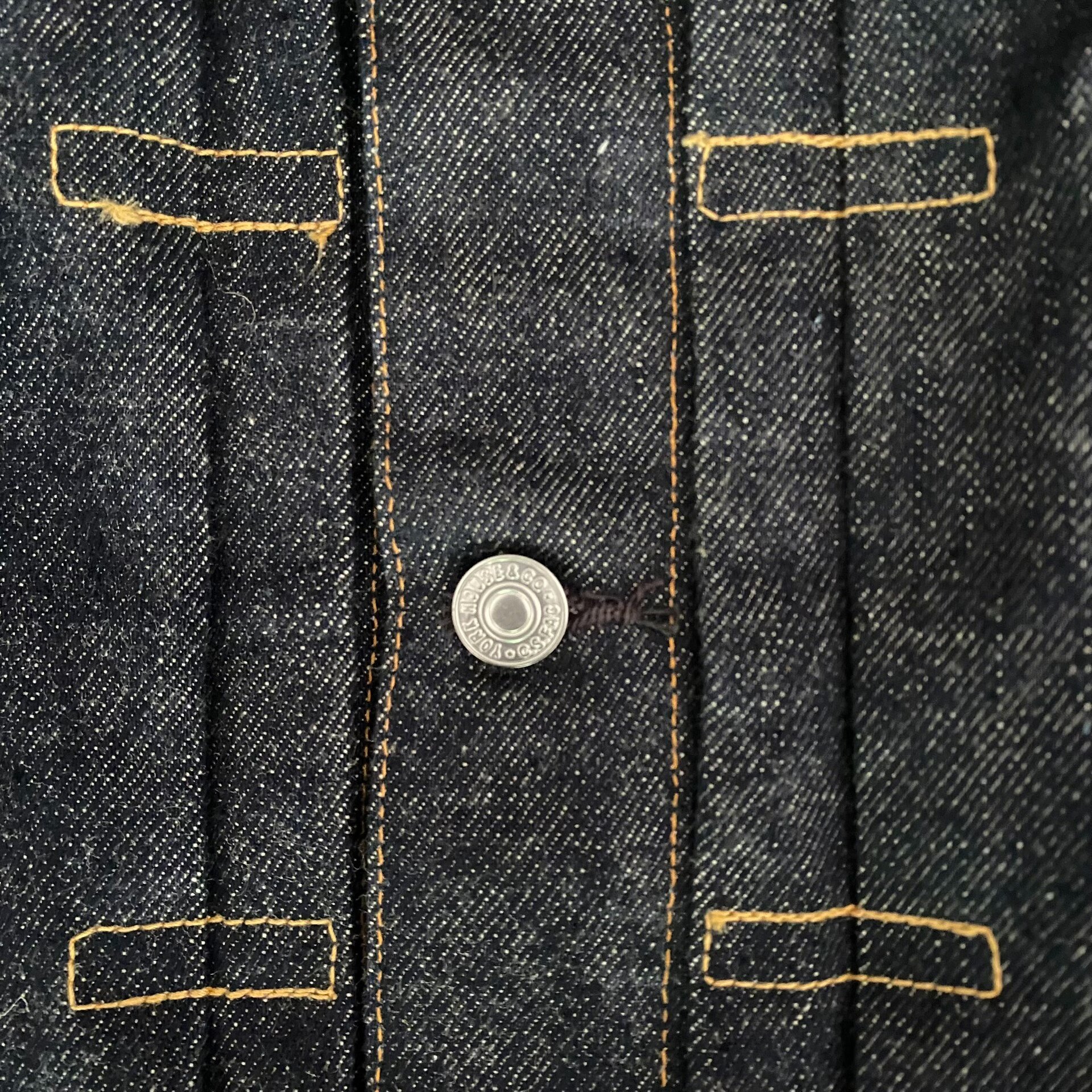 One Piece Of Rock 407xx Denim Jacket — back