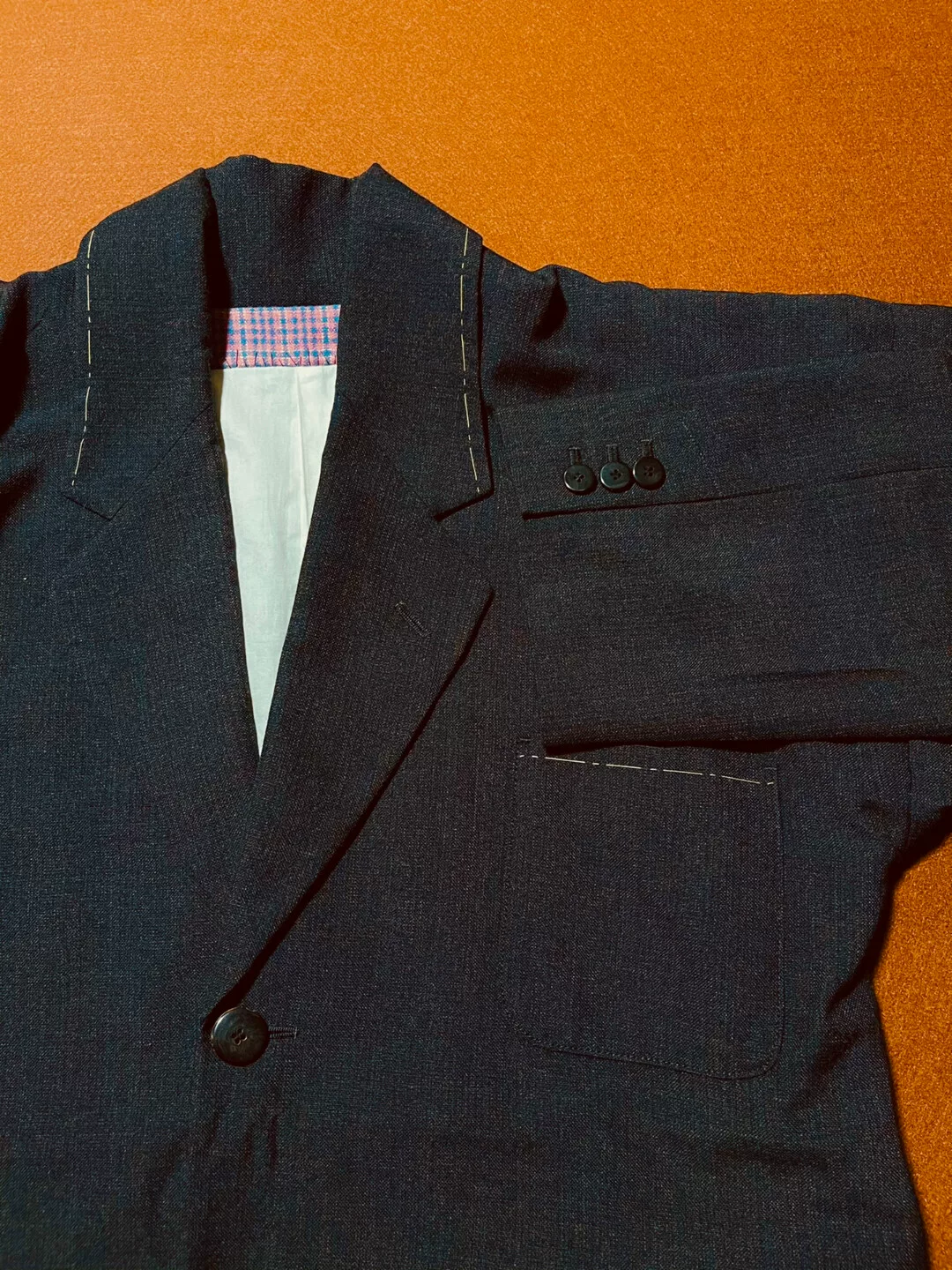 Visvim New Hope Kimono Wool Suit — detail