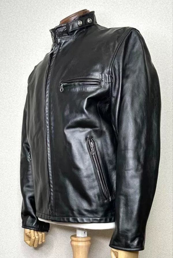 Schott Size 38 Cowhide Leather Jacket — label