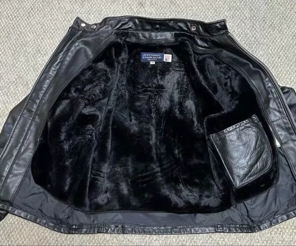 Schott Size 38 Cowhide Leather Jacket — detail