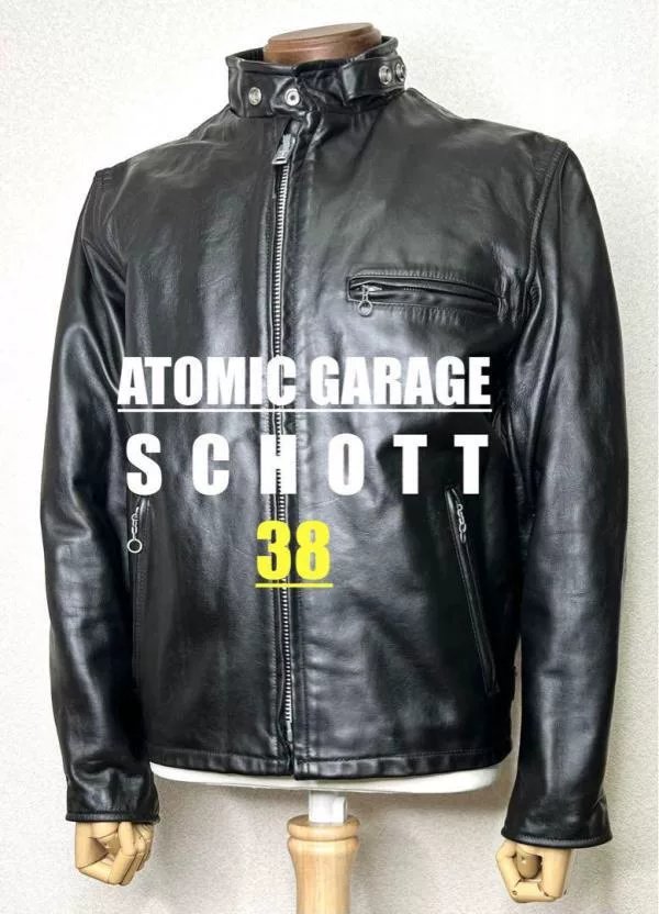 Schott Size 38 Cowhide Leather Jacket