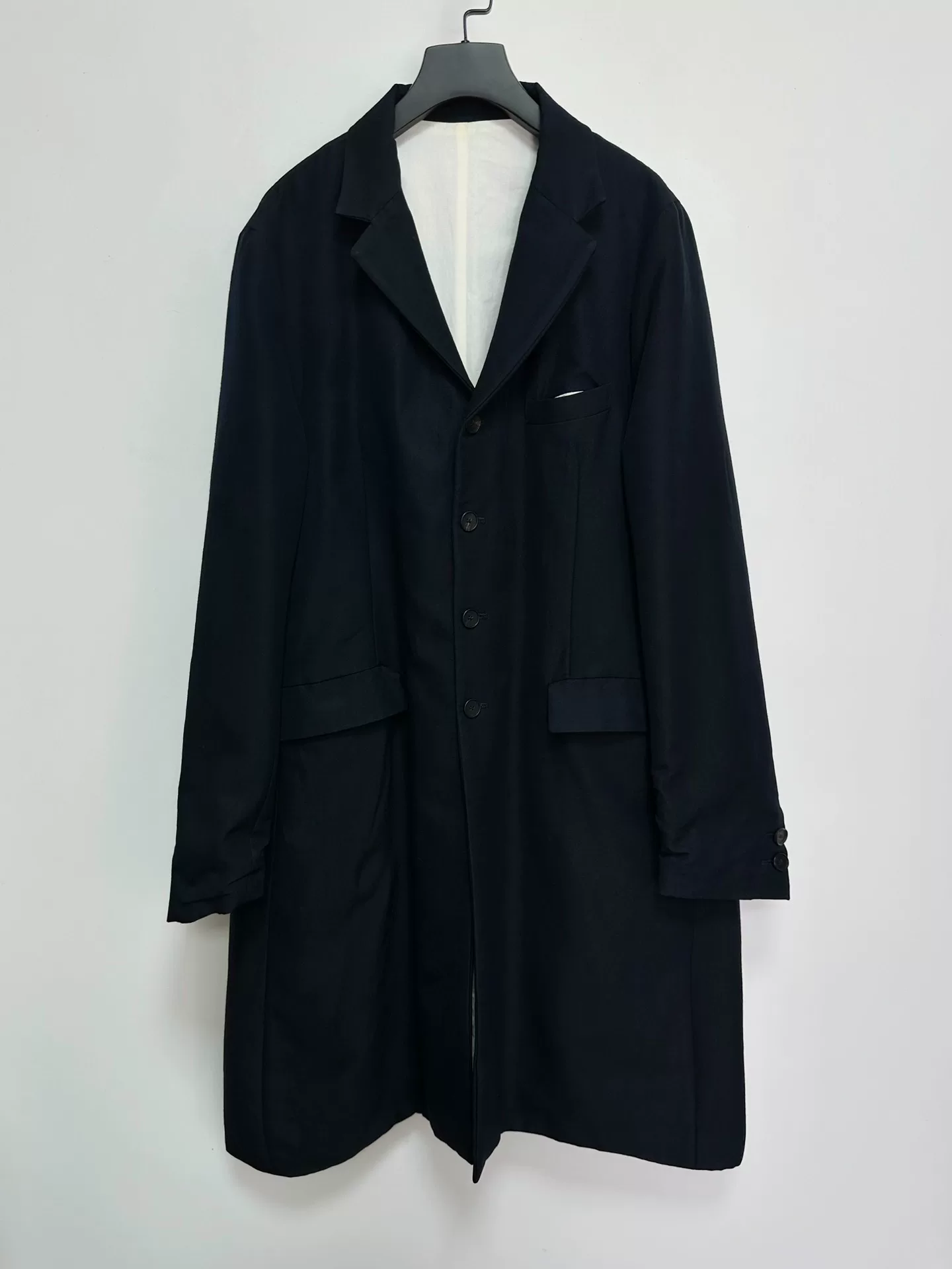Bergfabel Twill Cotton Long Coat — detail