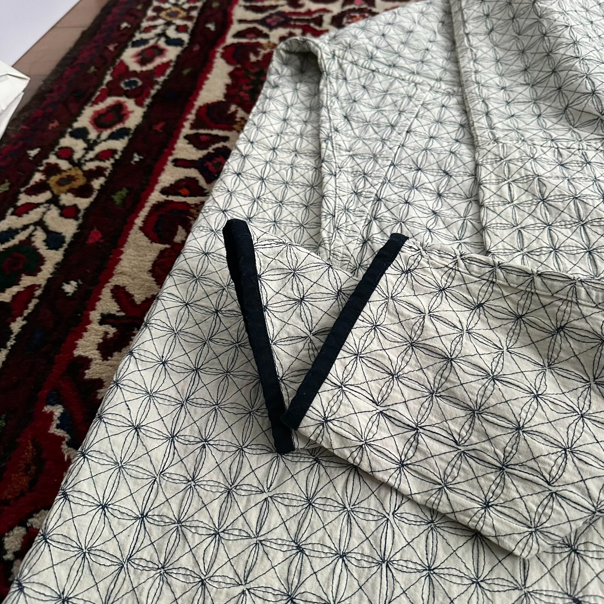 VISVIM 16AW SANJURO COAT SASHIKO — label