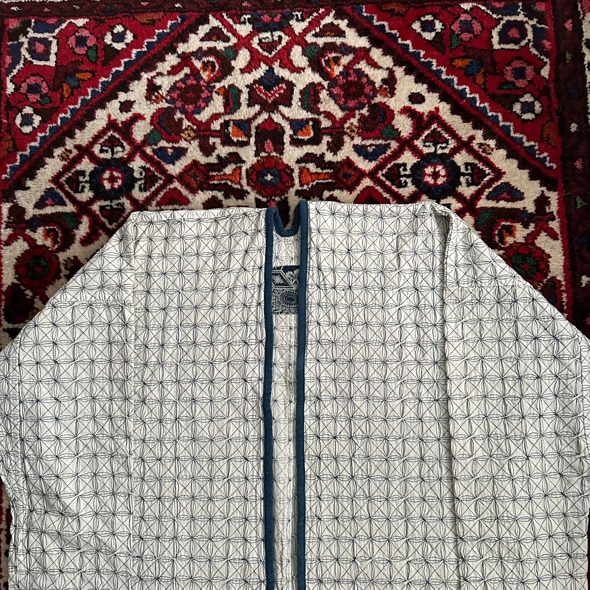 VISVIM 16AW SANJURO COAT SASHIKO — front