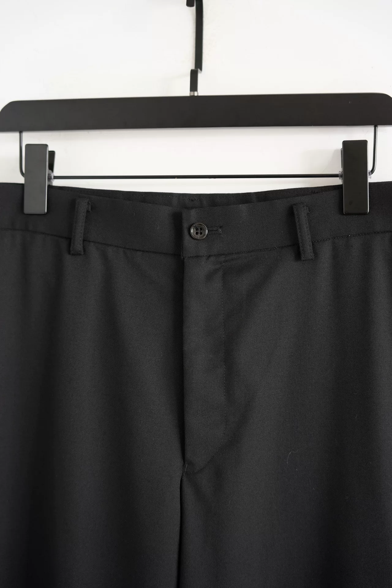Comme des Garcons 19ss Zip Frayed Trousers — detail