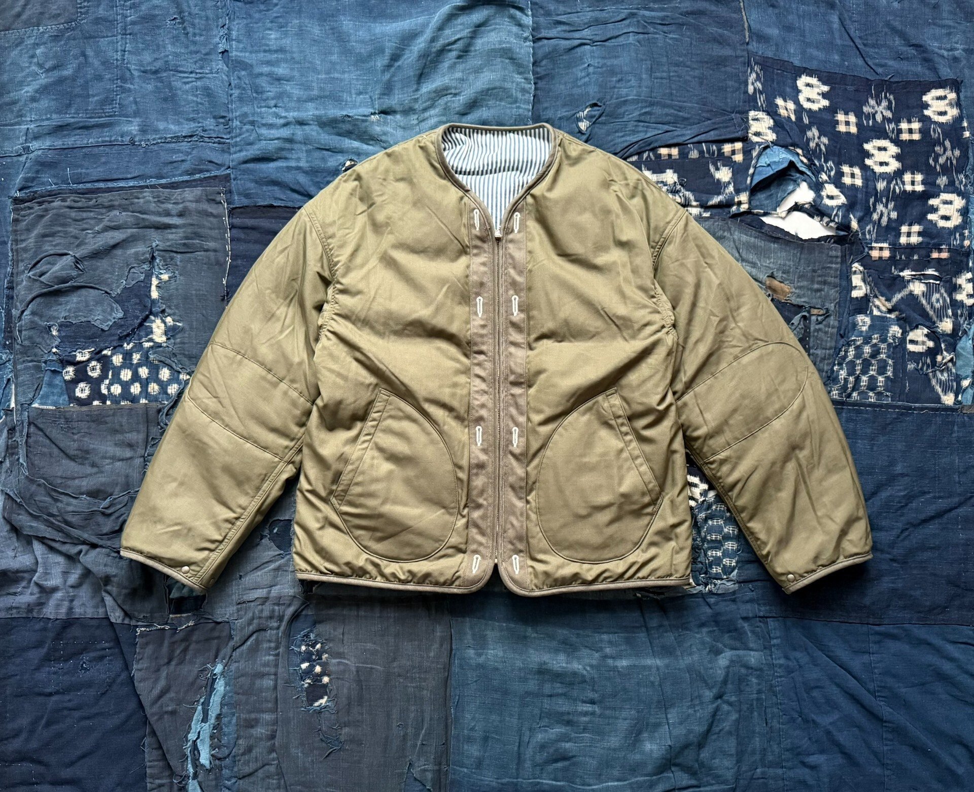 VISVIM 26SS IRIS DOWN JKT DMGD — back