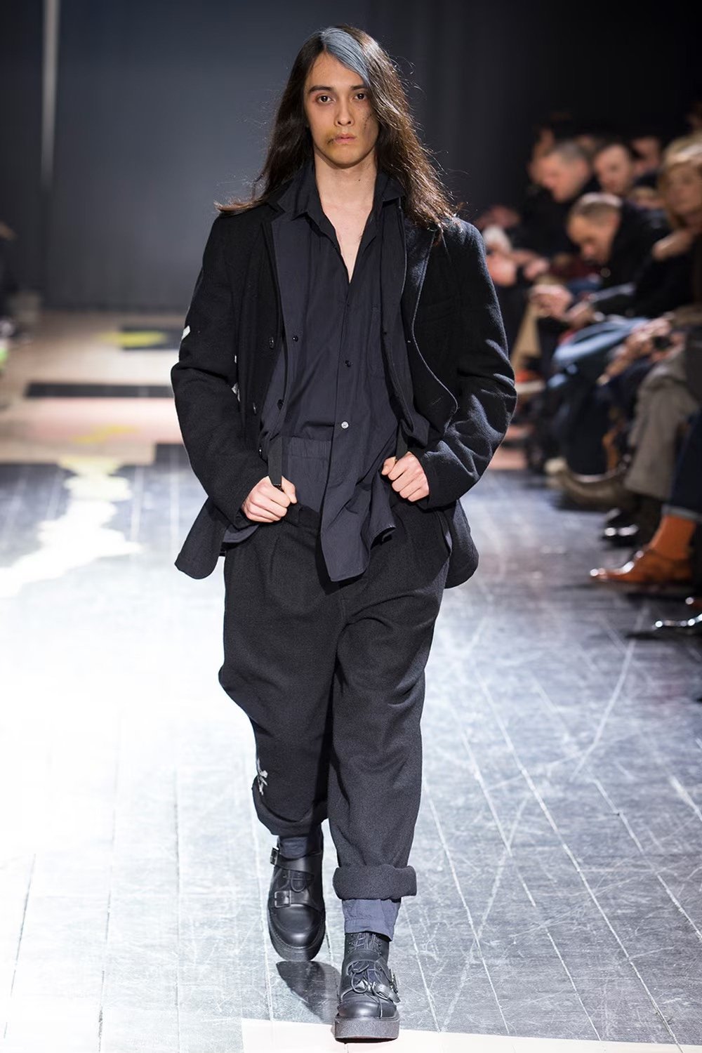 Yohji Yamamoto 15AW Graffiti Wool Blazer — front