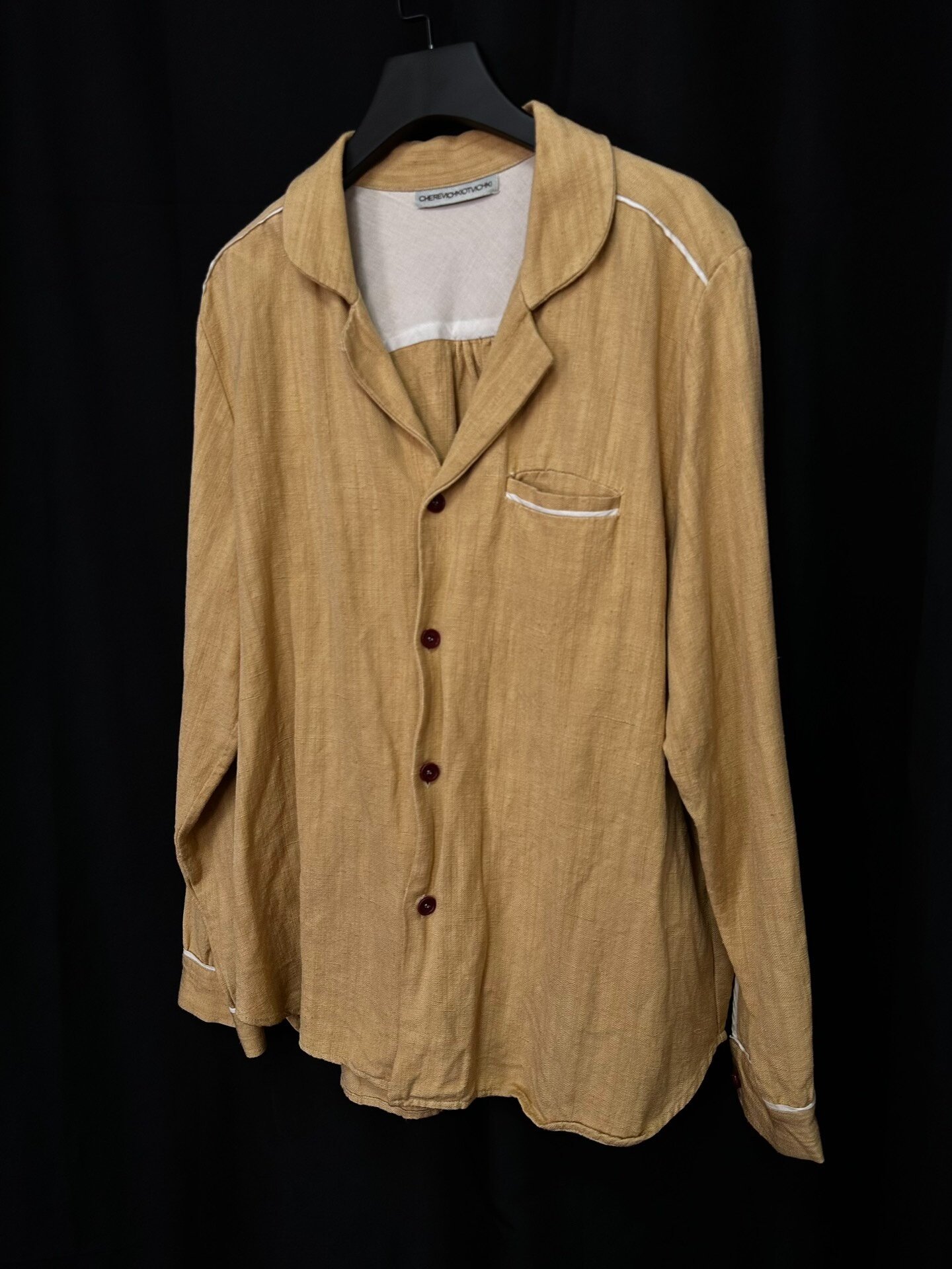 Cherevichkiotvichki Linen Shirt Jacket — detail