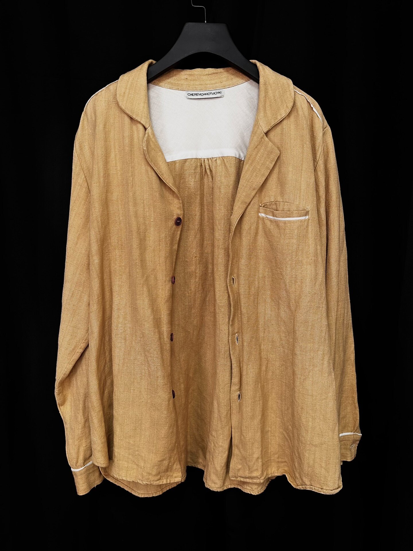 Cherevichkiotvichki Linen Shirt Jacket — back