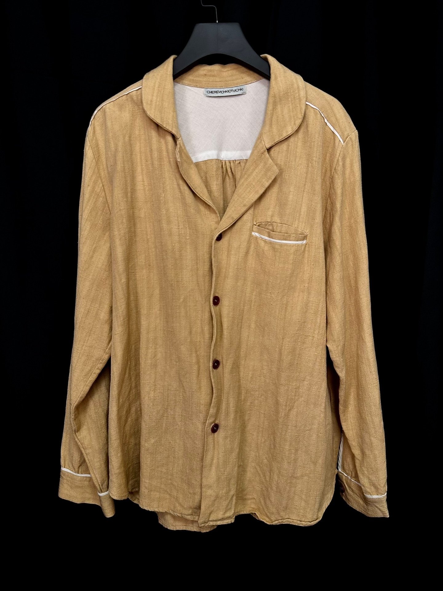 Cherevichkiotvichki Linen Shirt Jacket