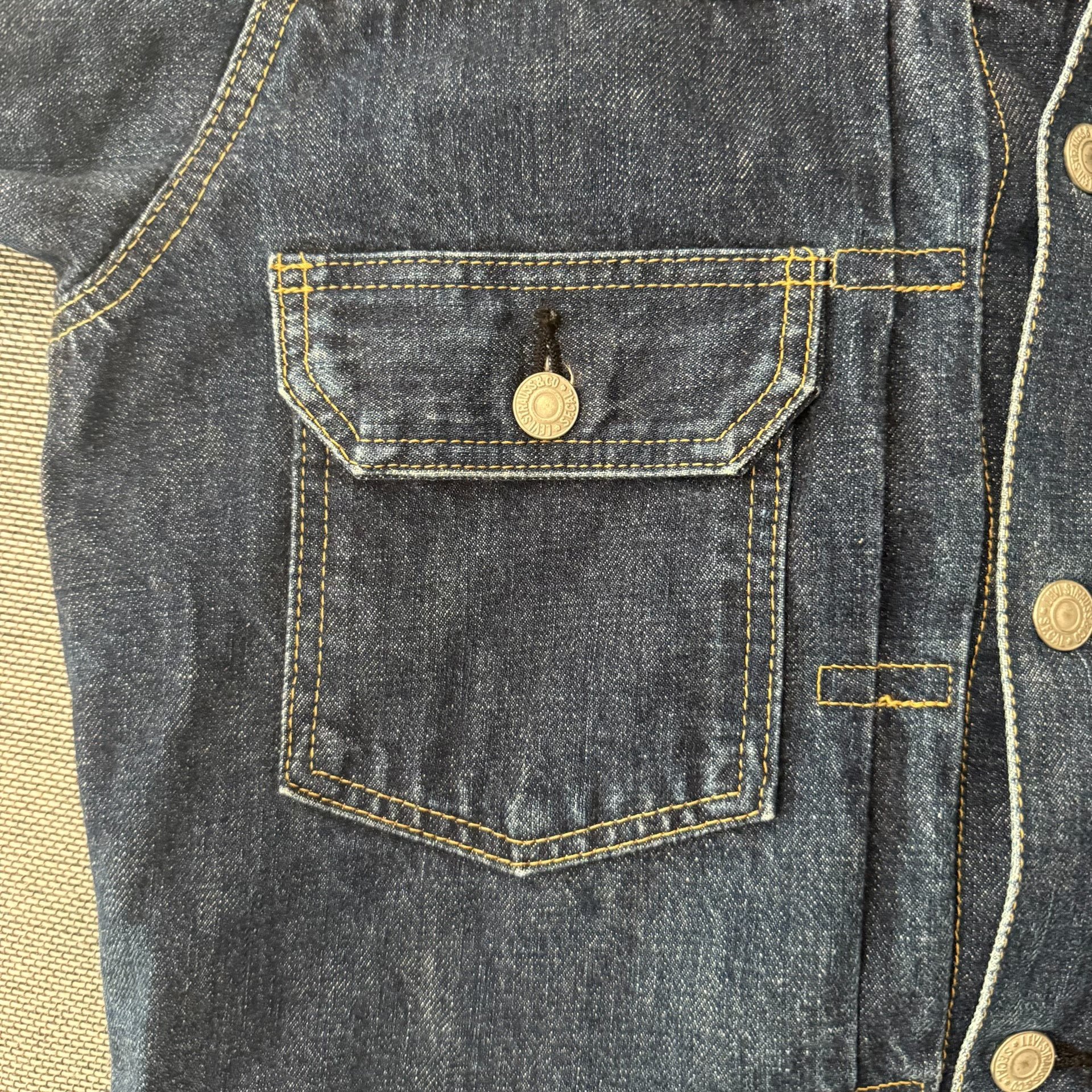 Levi's LVC 507XX J22 Japan Denim Jacket — label
