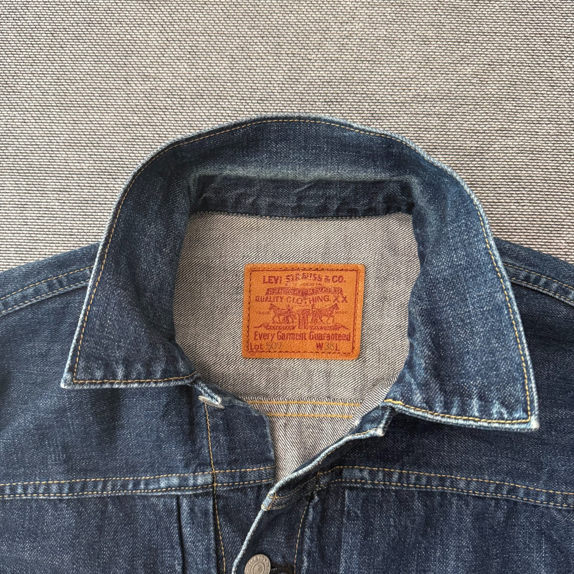 Levi's LVC 507XX J22 Japan Denim Jacket — detail
