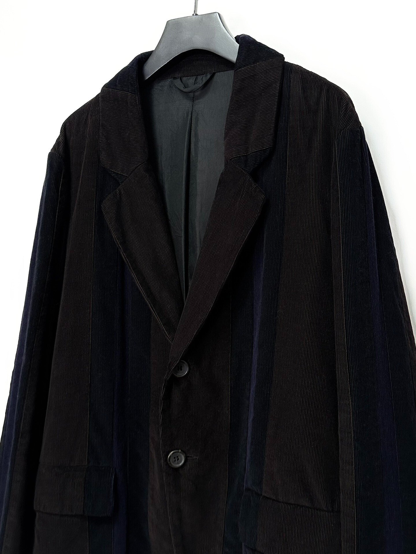 Casey Casey Colorblock Corduroy Blazer — label
