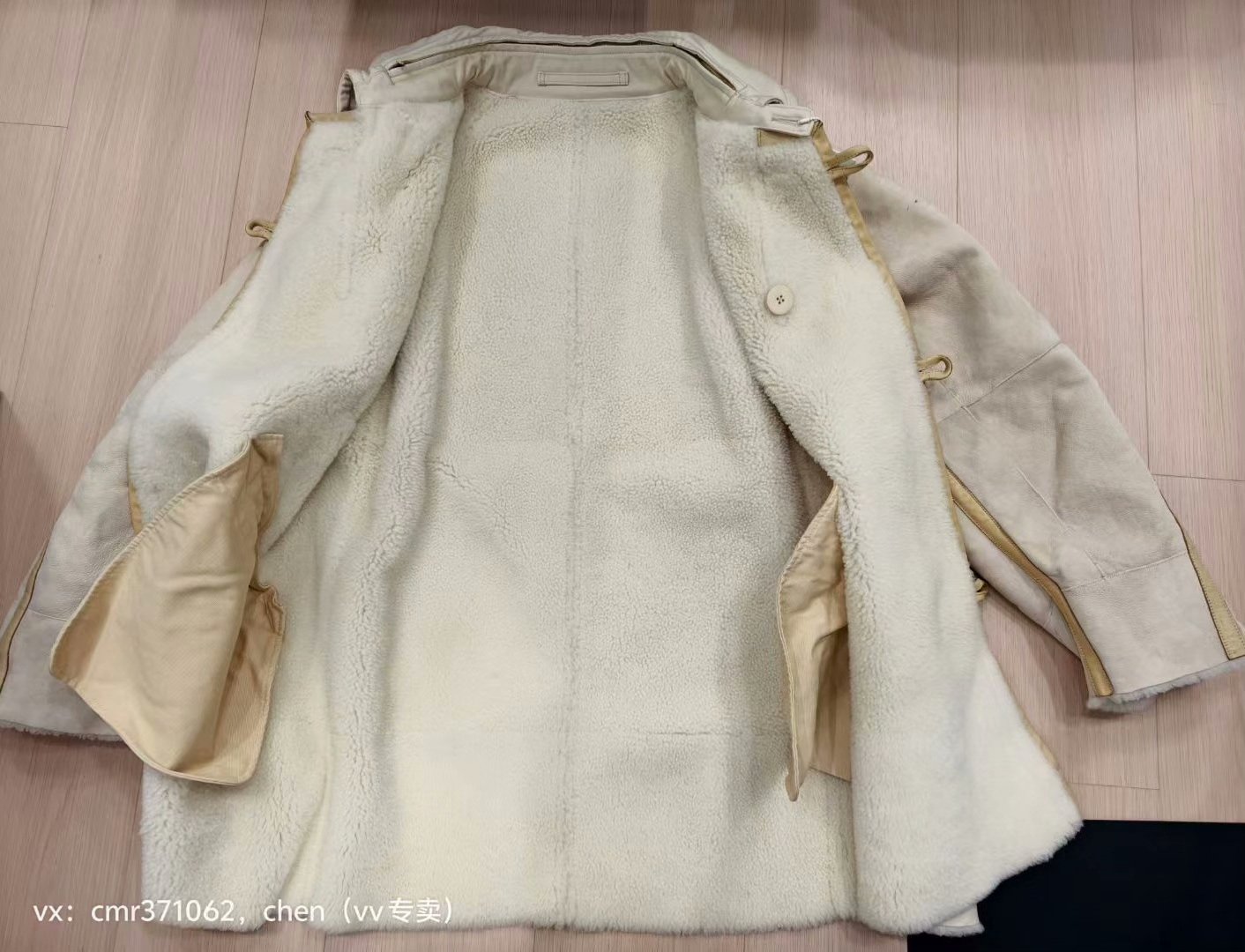 VISVIM 22AW SheEPSKIN COAT — label