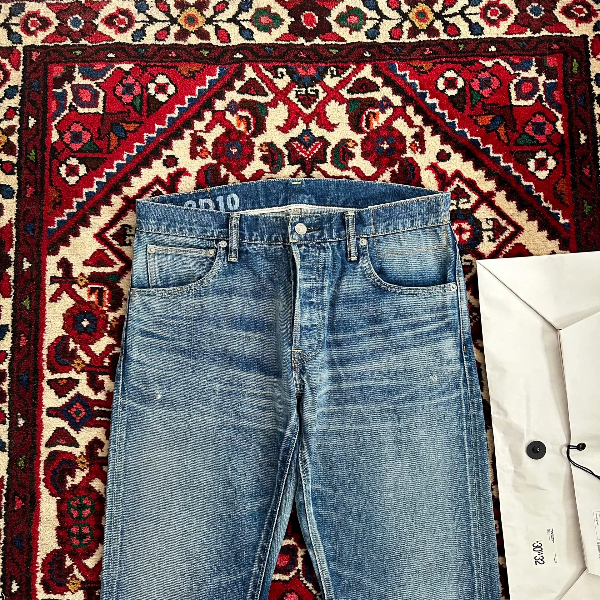 visvim 15aw 01.2D10 Jeans — detail