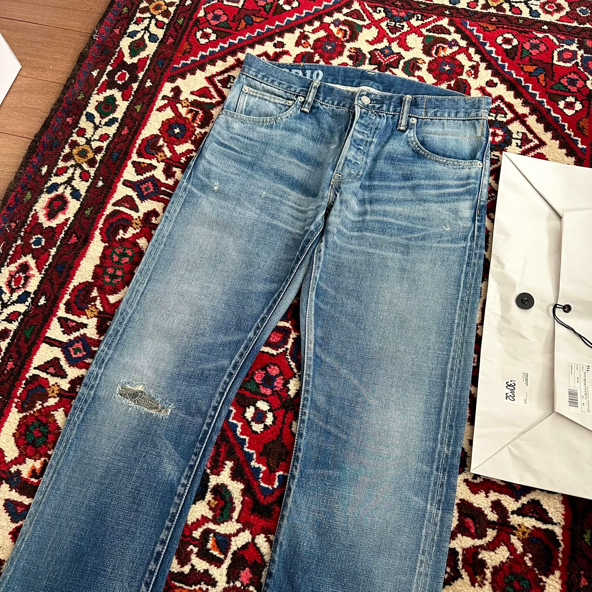 visvim 15aw 01.2D10 Jeans — label