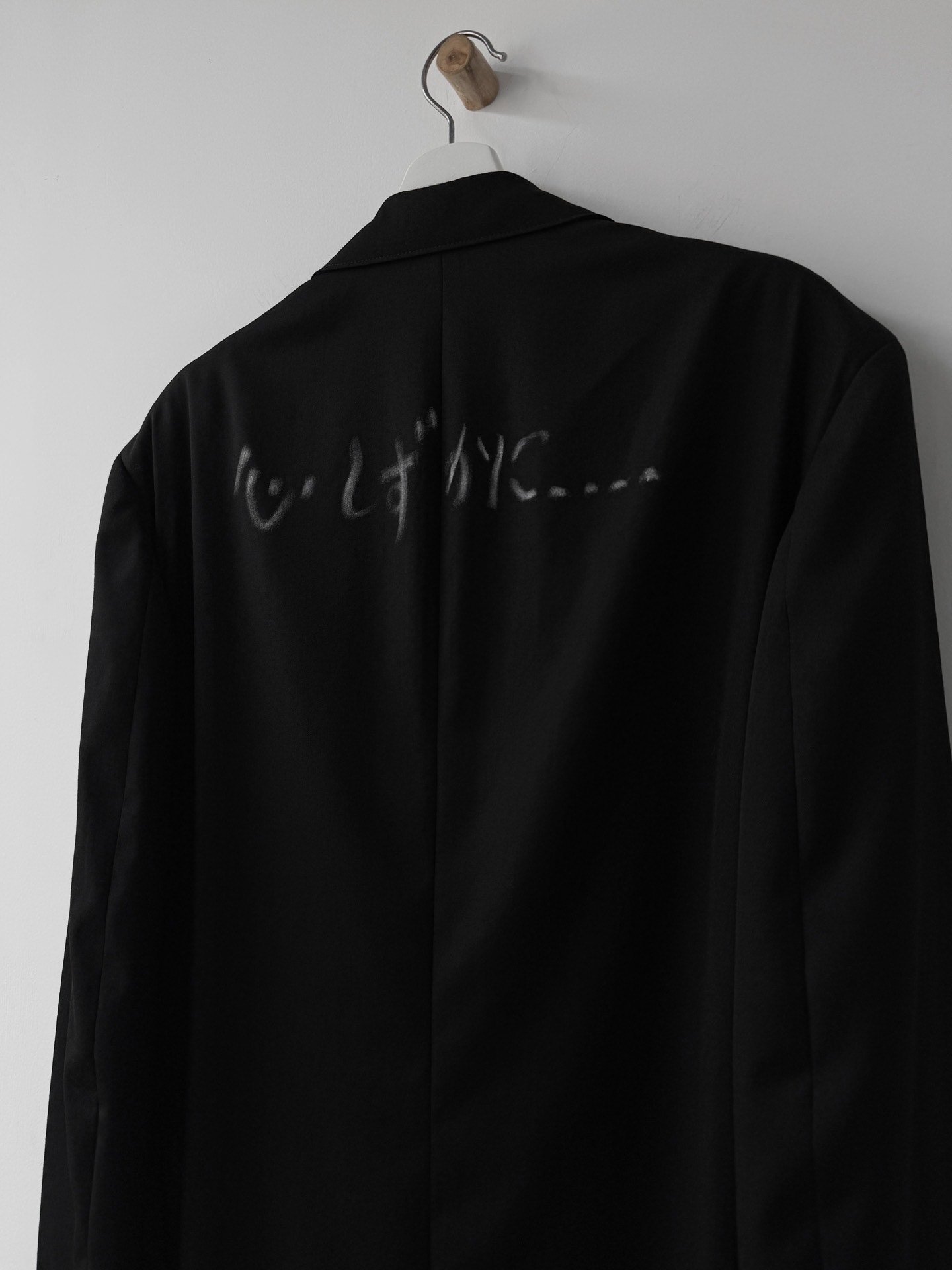 Yohji Yamamoto 23SS Long Coat — label