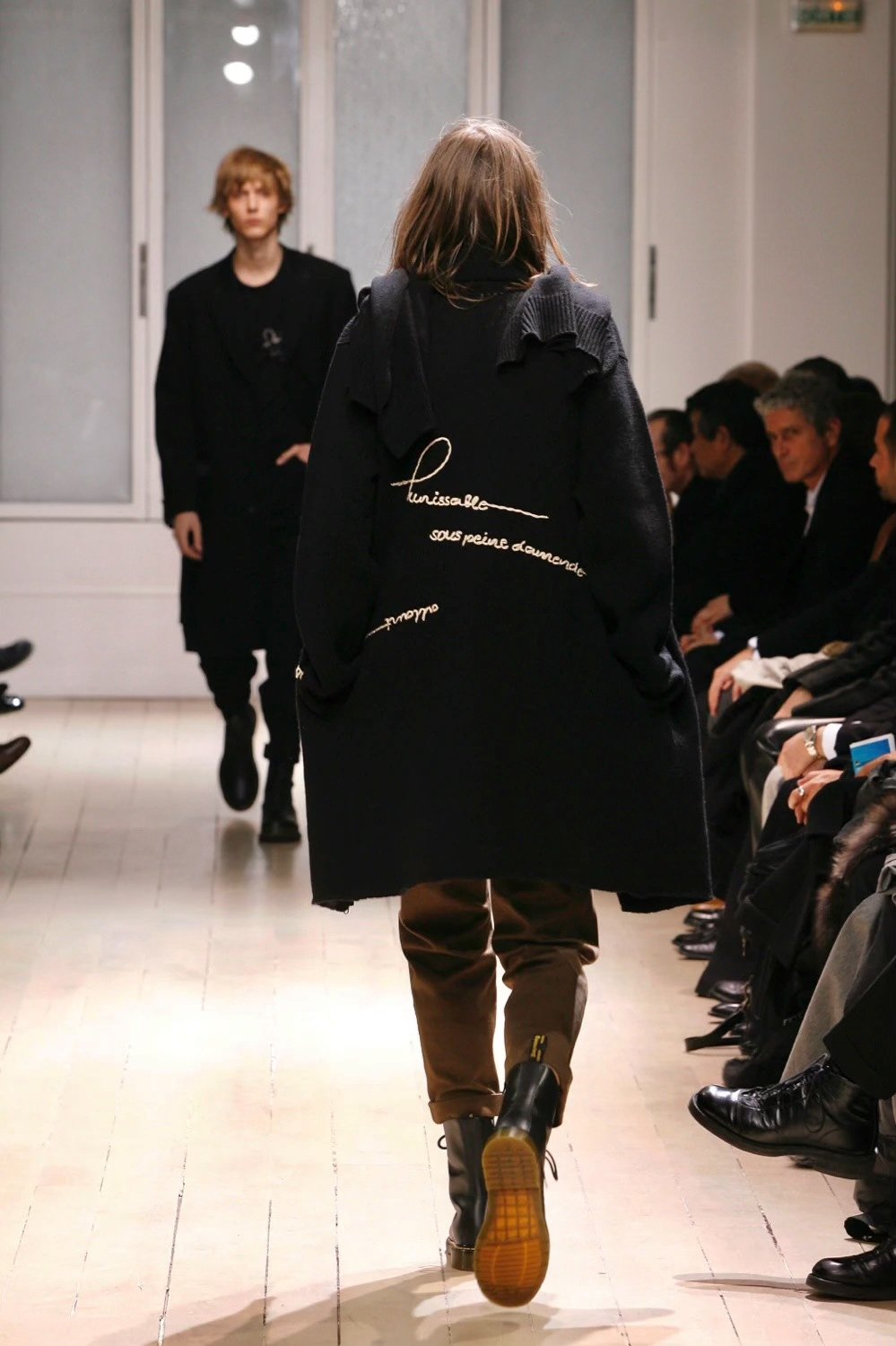 Yohji Yamamoto 07AW Knit Coat — label