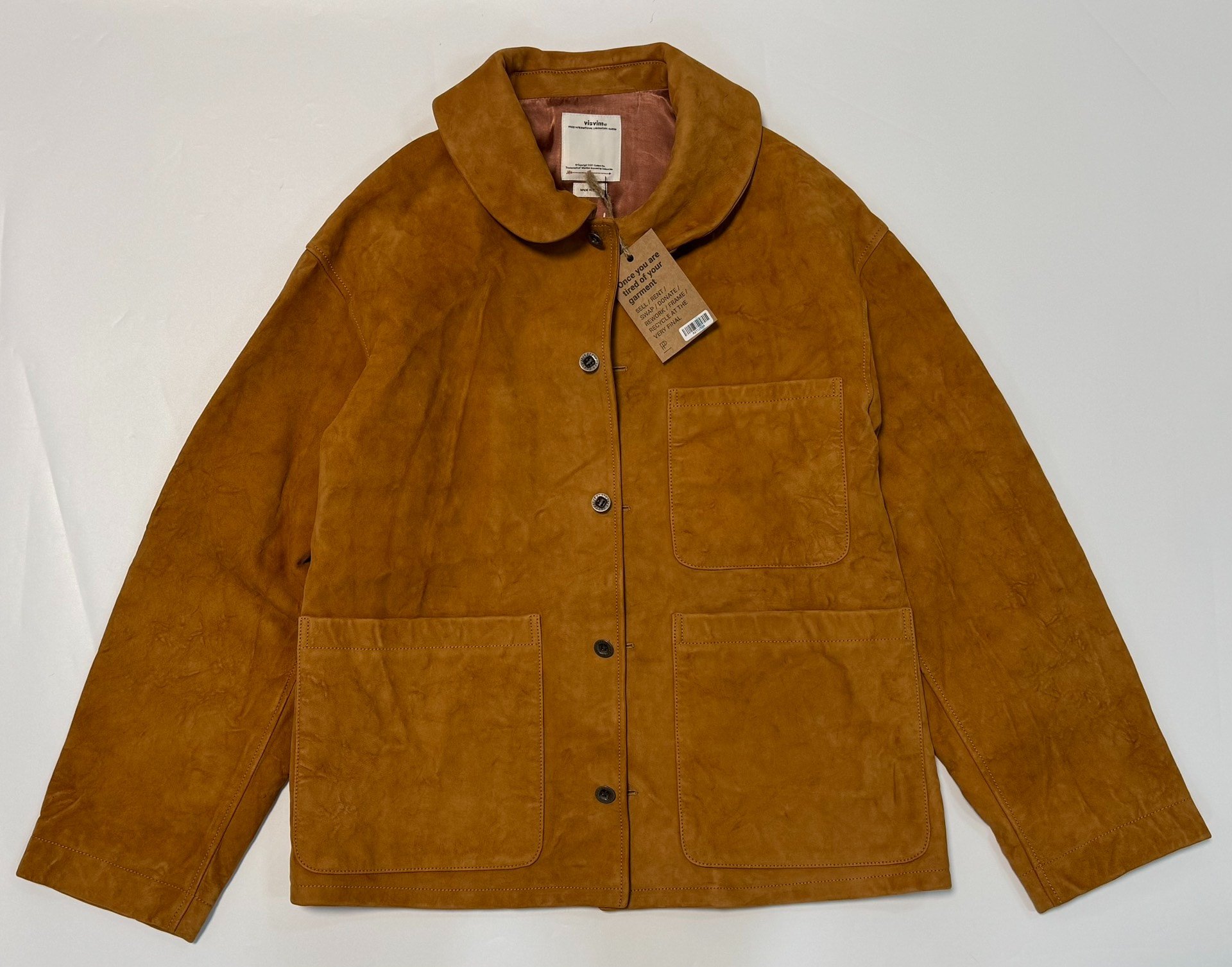 Visvim Baker Coverall Lambskin Jacket