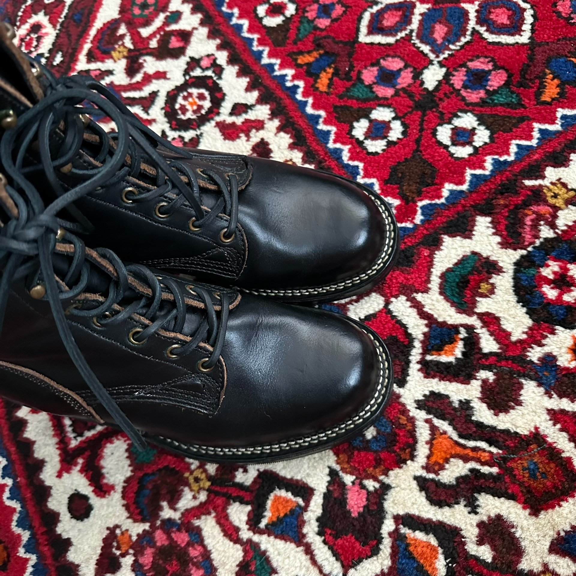 Viberg Work Boots — back