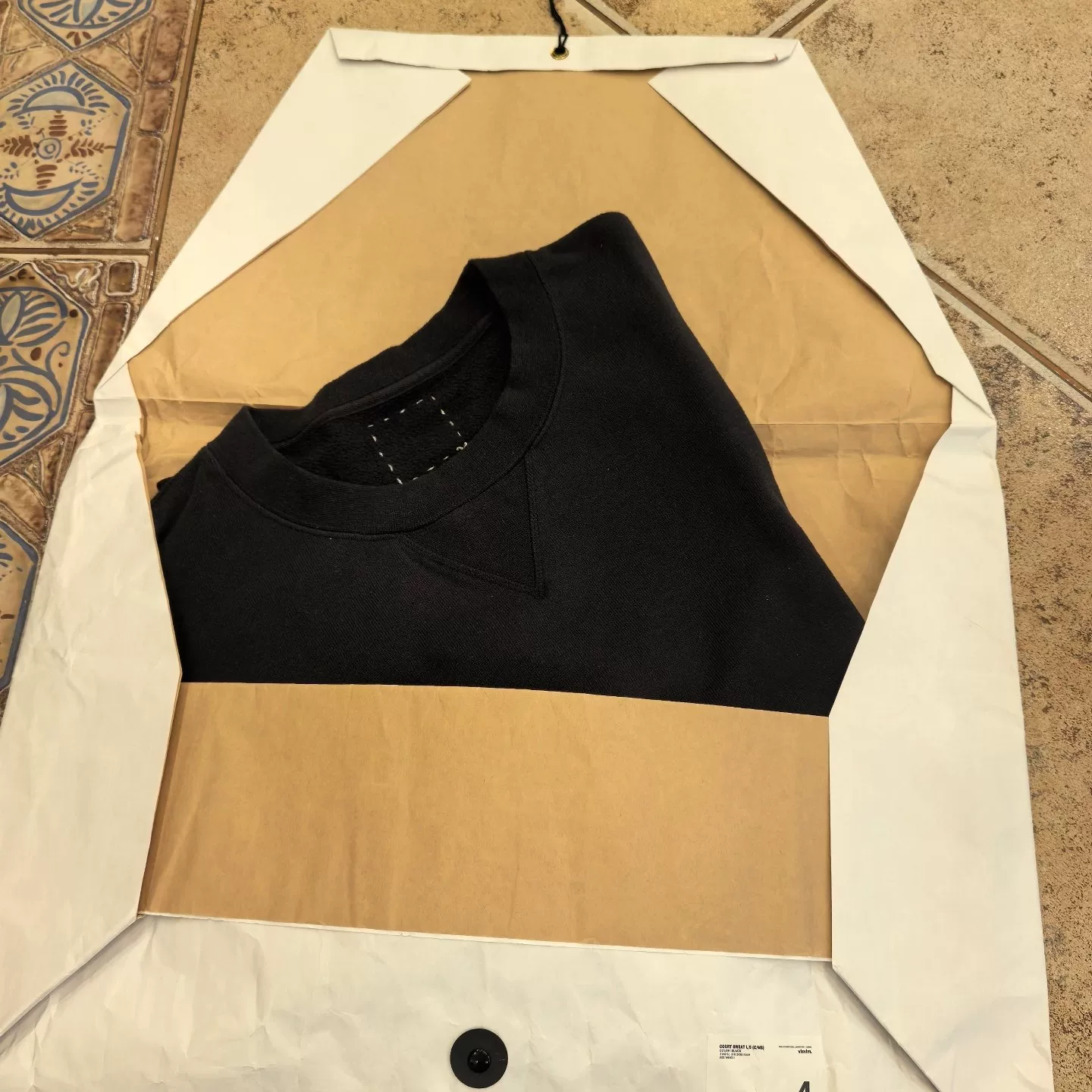 Visvim Court Sweat Long Sleeve — label