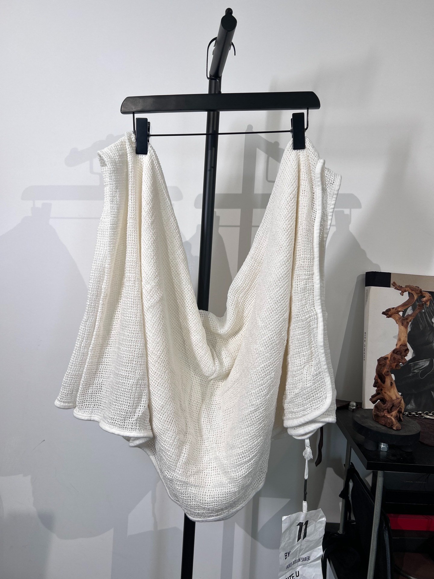 11 by Boris Bidjan Saberi Cotton Scarf — detail