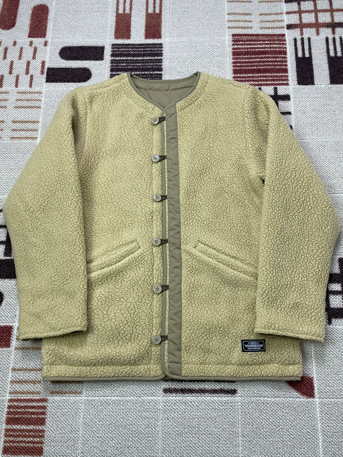NEIGHBORHOOD DUAL JKT Shearling Jacket — front