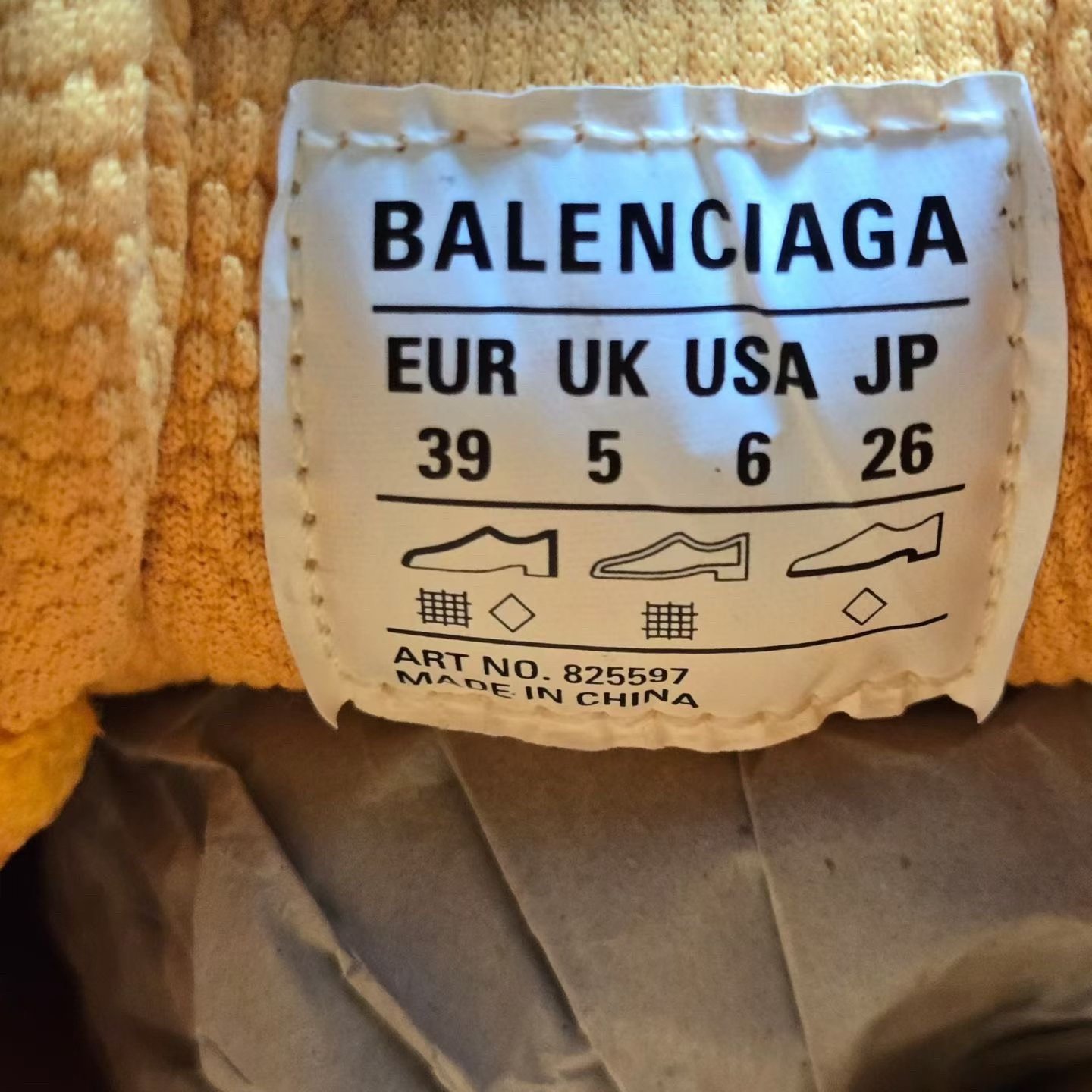 Balenciaga 3XL Dad Shoes — label
