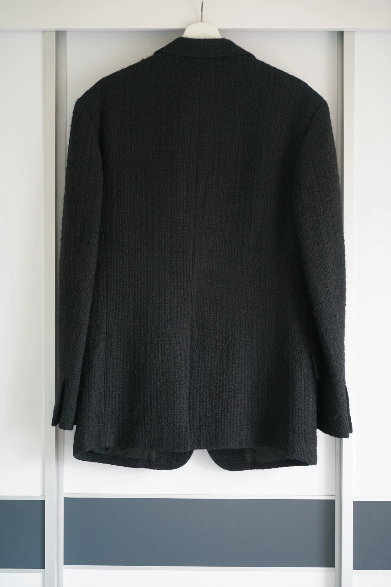 Yohji Yamamoto 2013AW Silver Button Knit Blazer — detail