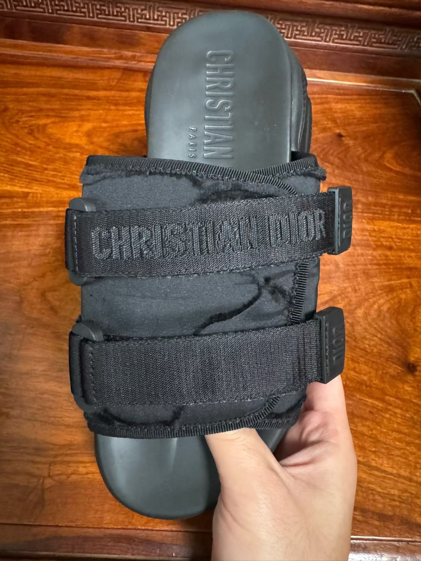 Dior D-Wander Slide Sandals — front