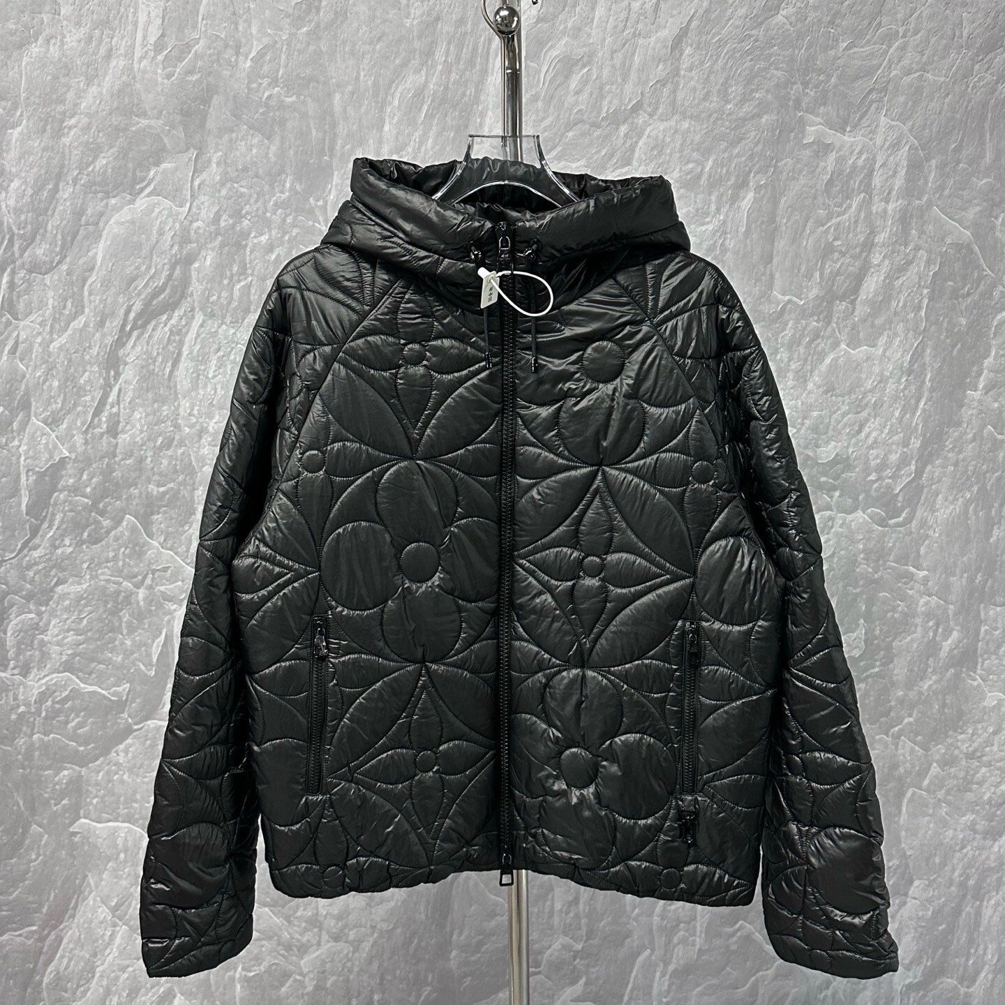 Louis Vuitton Monogram Quilted Hooded Jacket