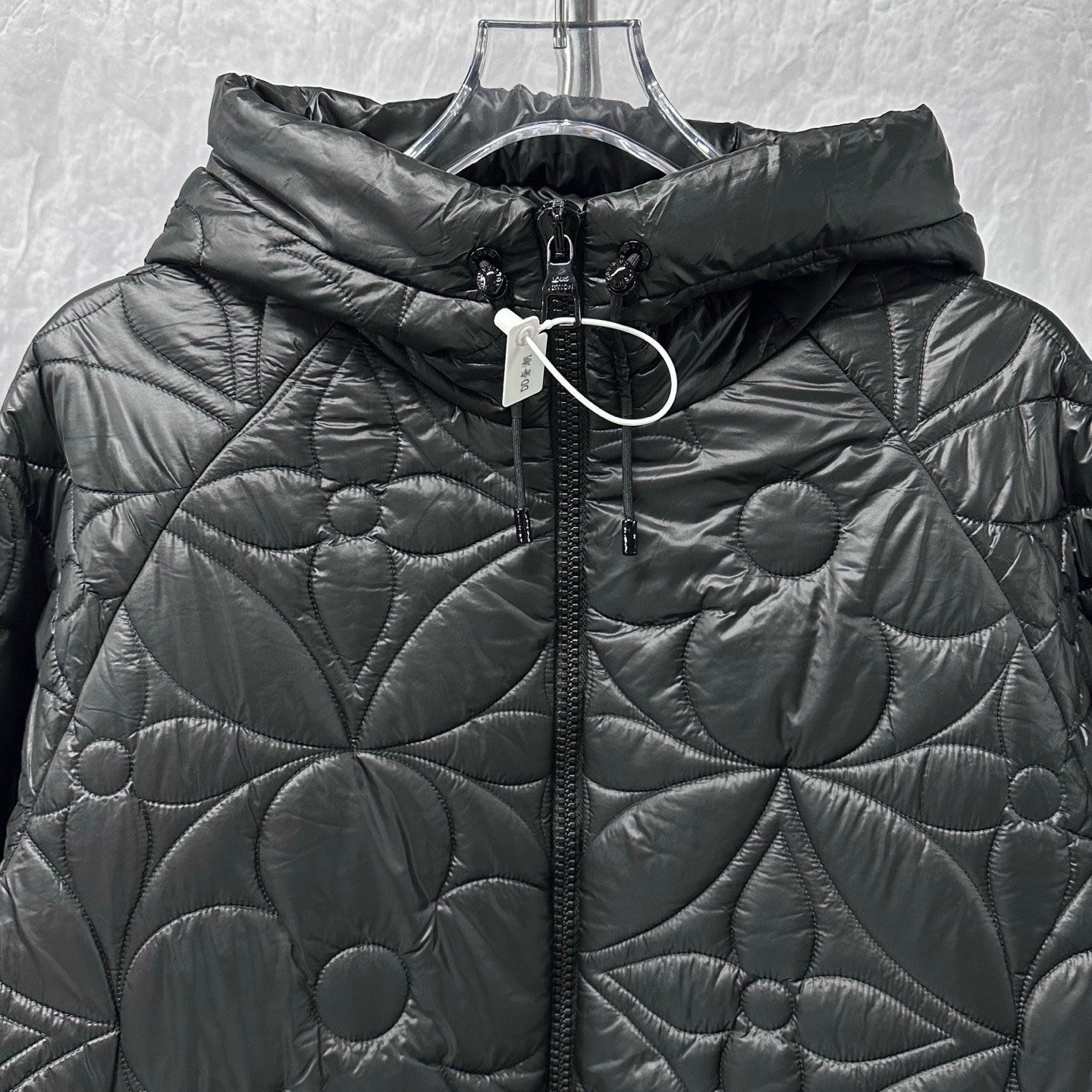 Louis Vuitton Monogram Quilted Hooded Jacket — front
