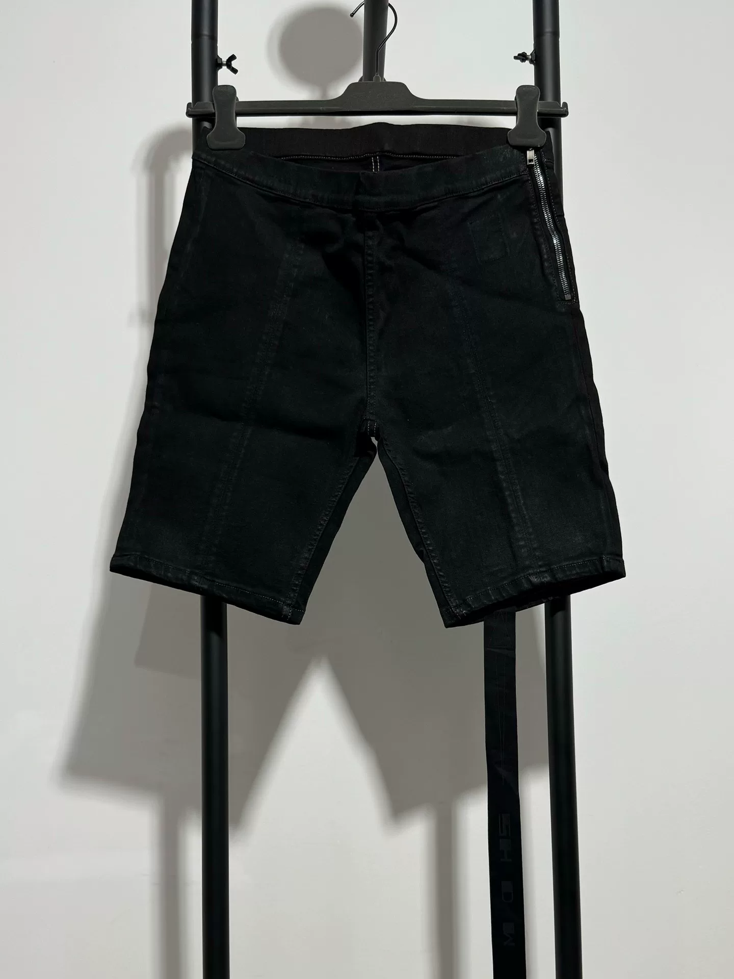 Rick Owens Women's Black Denim Shorts