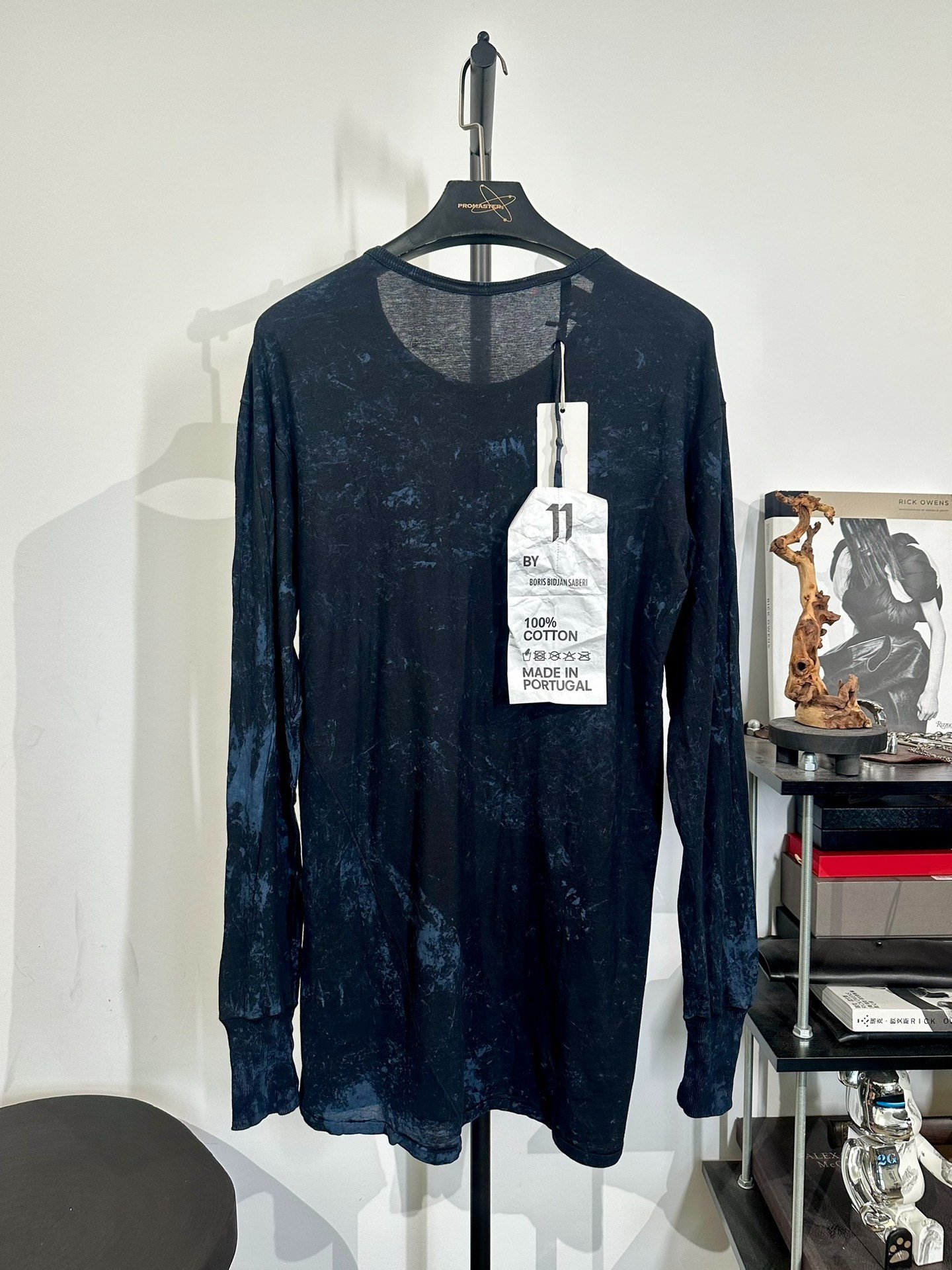Boris Bidjan Saberi 11by BBS Tie-Dye Long-Sleeve Top — front