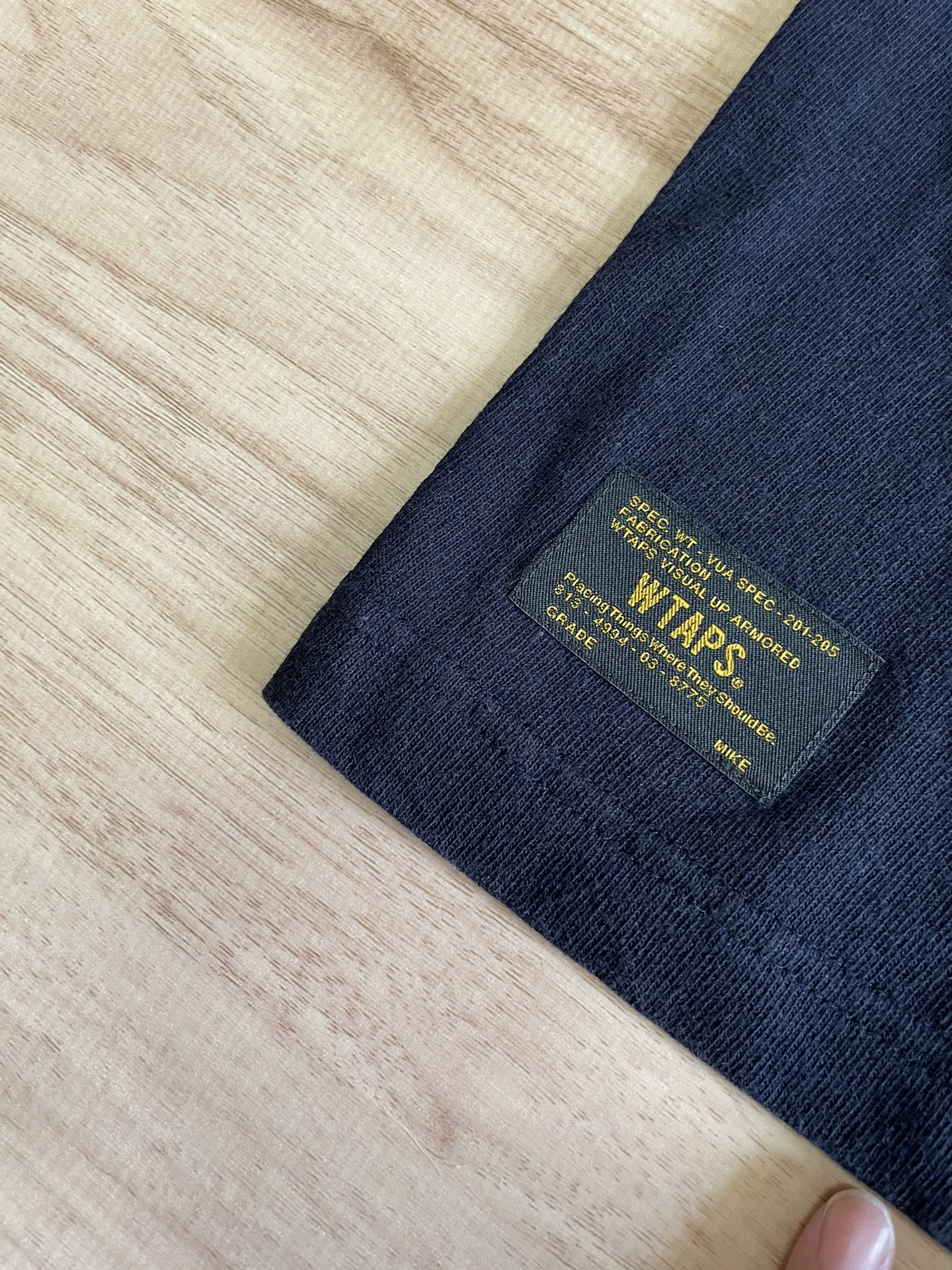 WTAPS 14SS Design Graphic Short-Sleeve T-Shirt — label