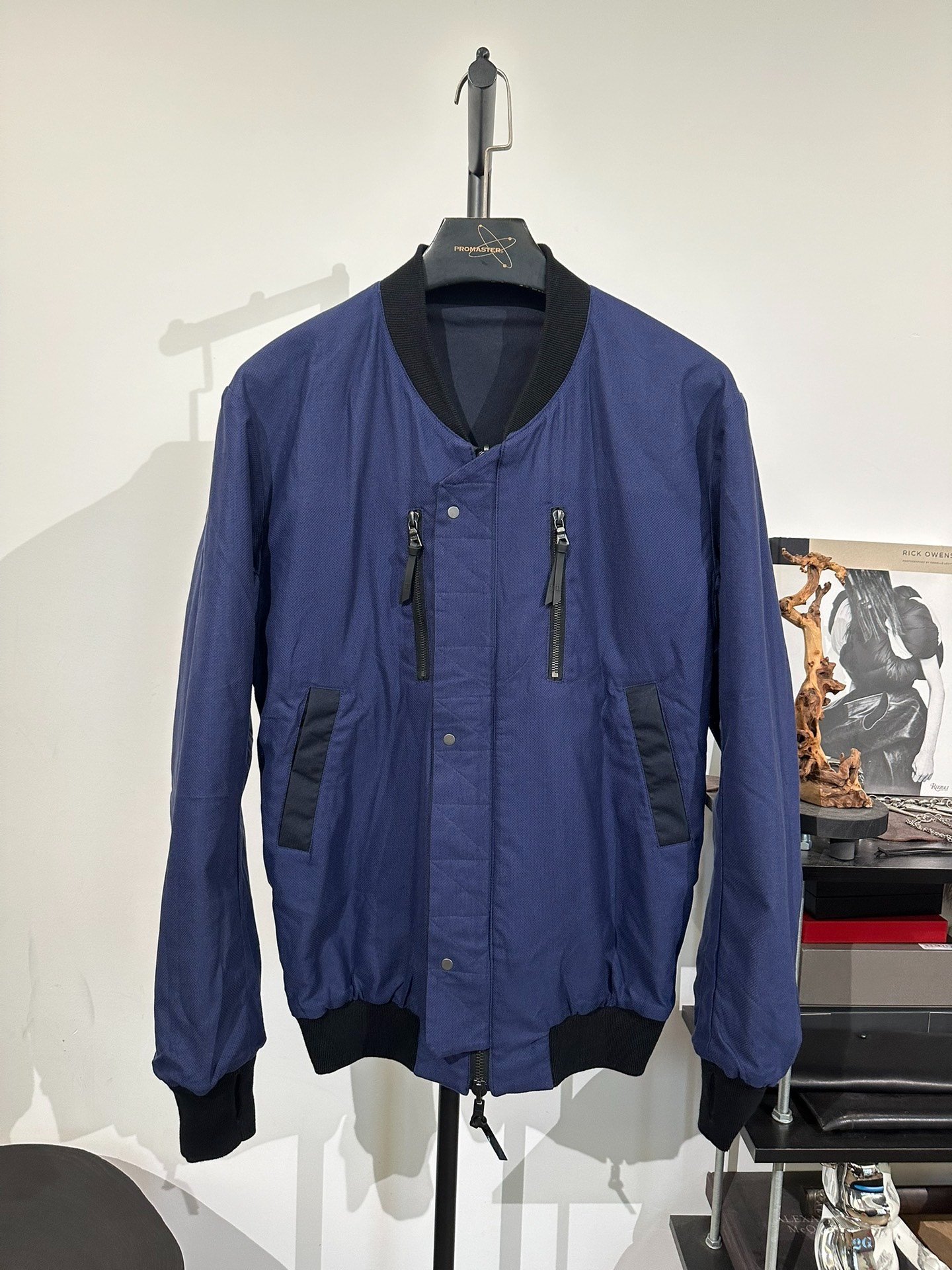 Boris Bidjan Saberi Reversible Bomber Jacket — detail