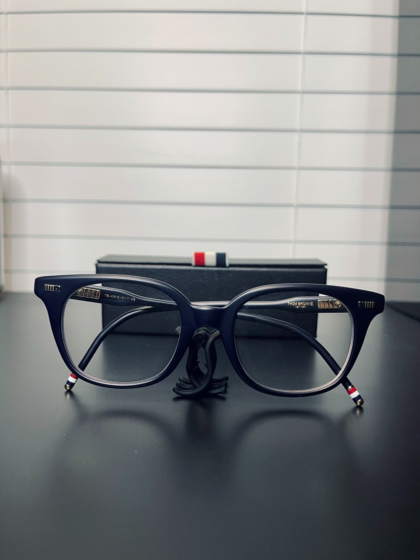 Thom Browne TB-405 Navy Optical Glasses