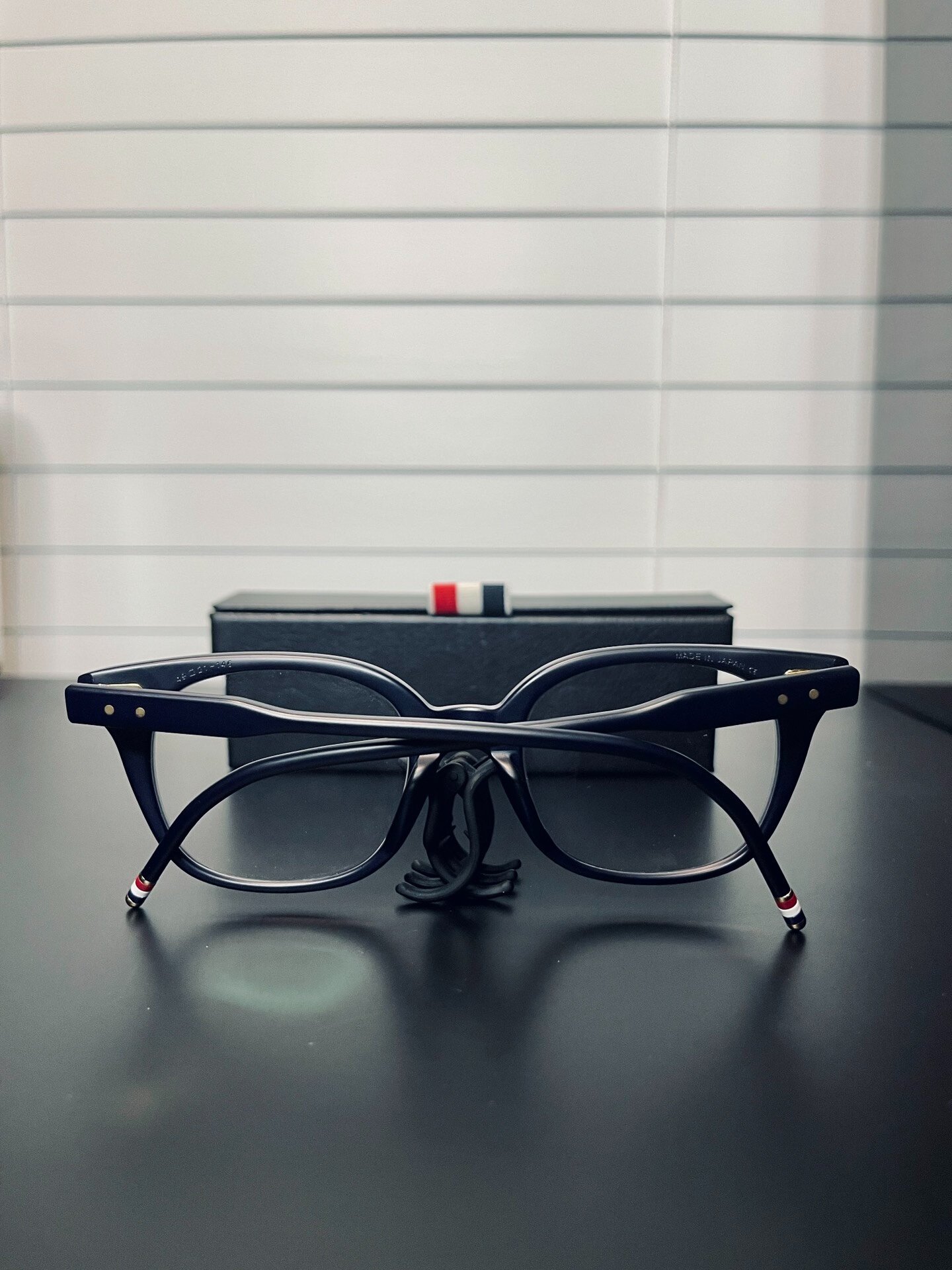 Thom Browne TB-405 Navy Optical Glasses — front