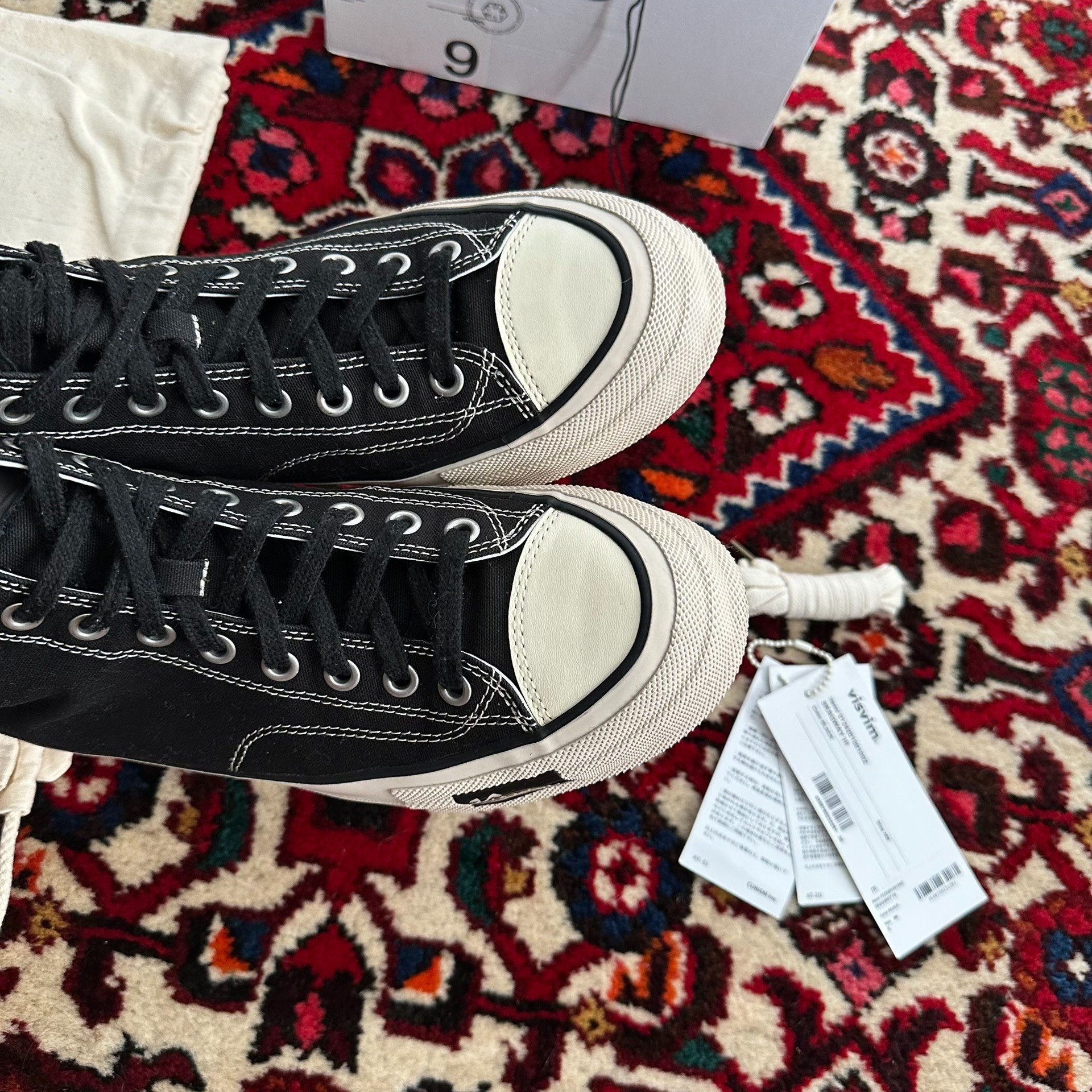 visvim 24AW Skagway Hi Canvas Shoes — detail